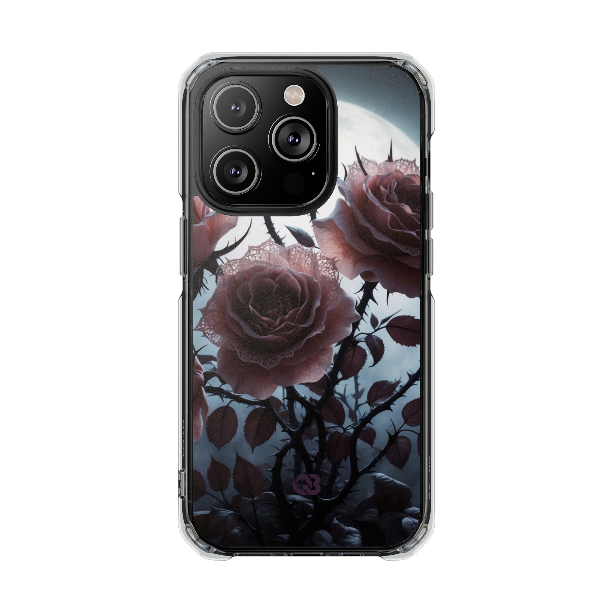 Lunar Lace Petals · Impact Coque de téléphone pour iPhone · Magsafe