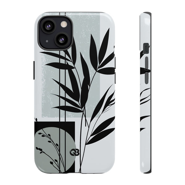 Zen Bamboo Silhouette · Tough Phone Case for iPhone · Green
