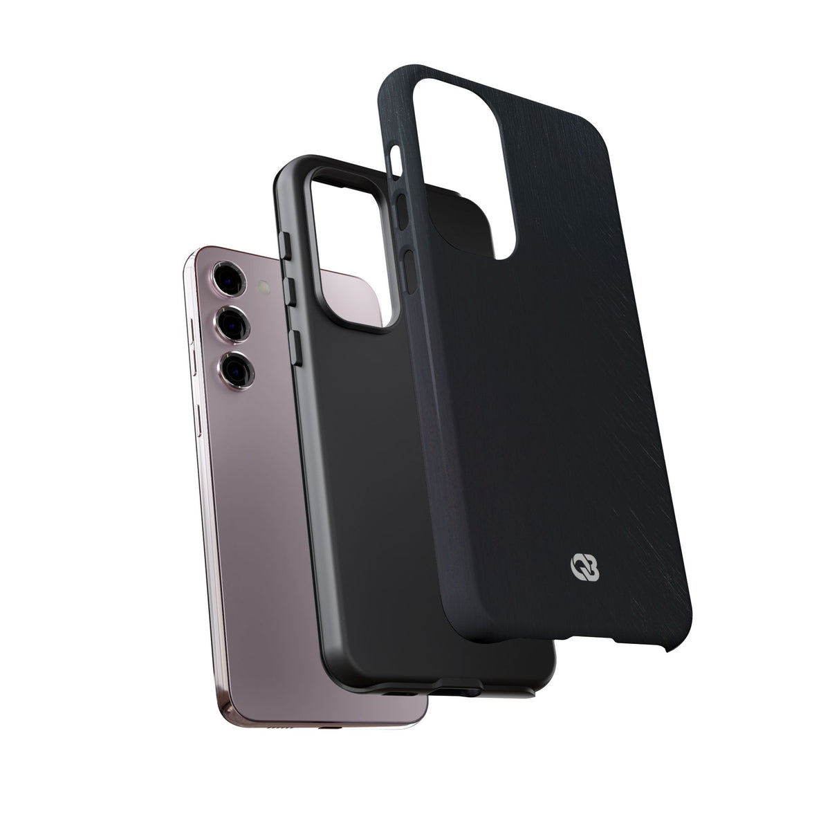 Brushed Obsidian Steel · Tough Phone Case for Samsung · Black