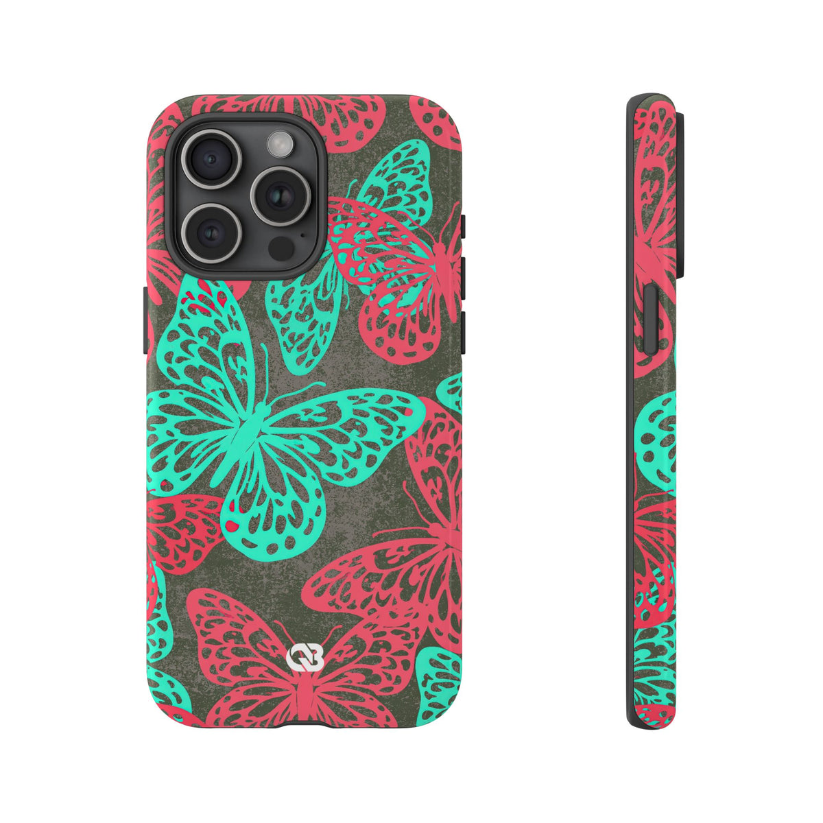 Electric Papillon · Tough Phone Case for iPhone · Pink