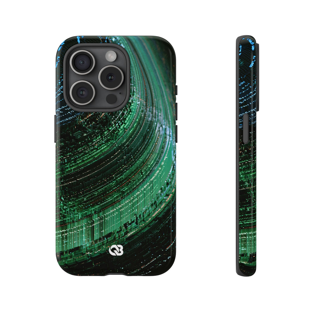 Orbital Data Stream · Tough Phone Case for iPhone · Green
