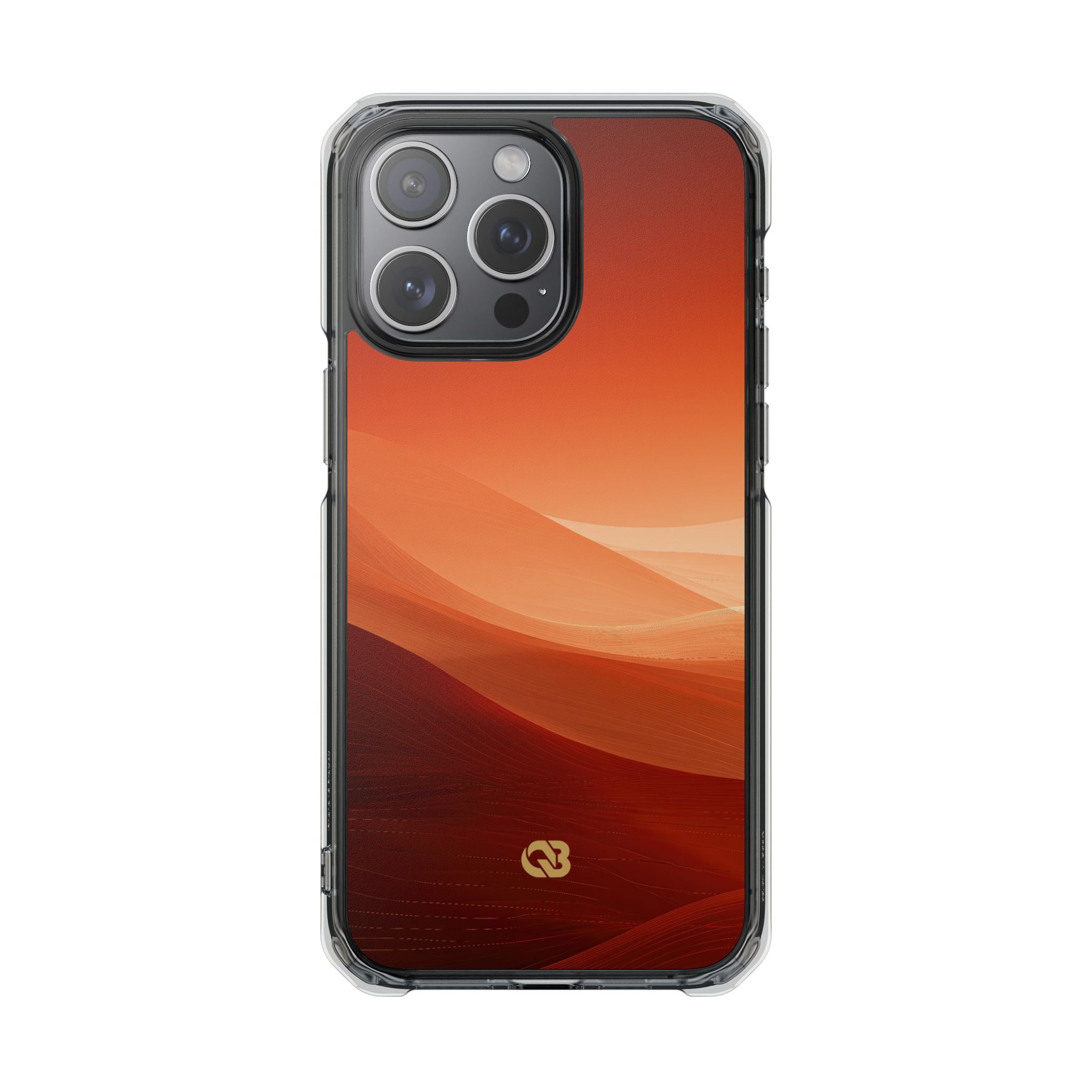 Orange Impact MagSafe Phone Case for iPhone - Crimson Dune Gradient