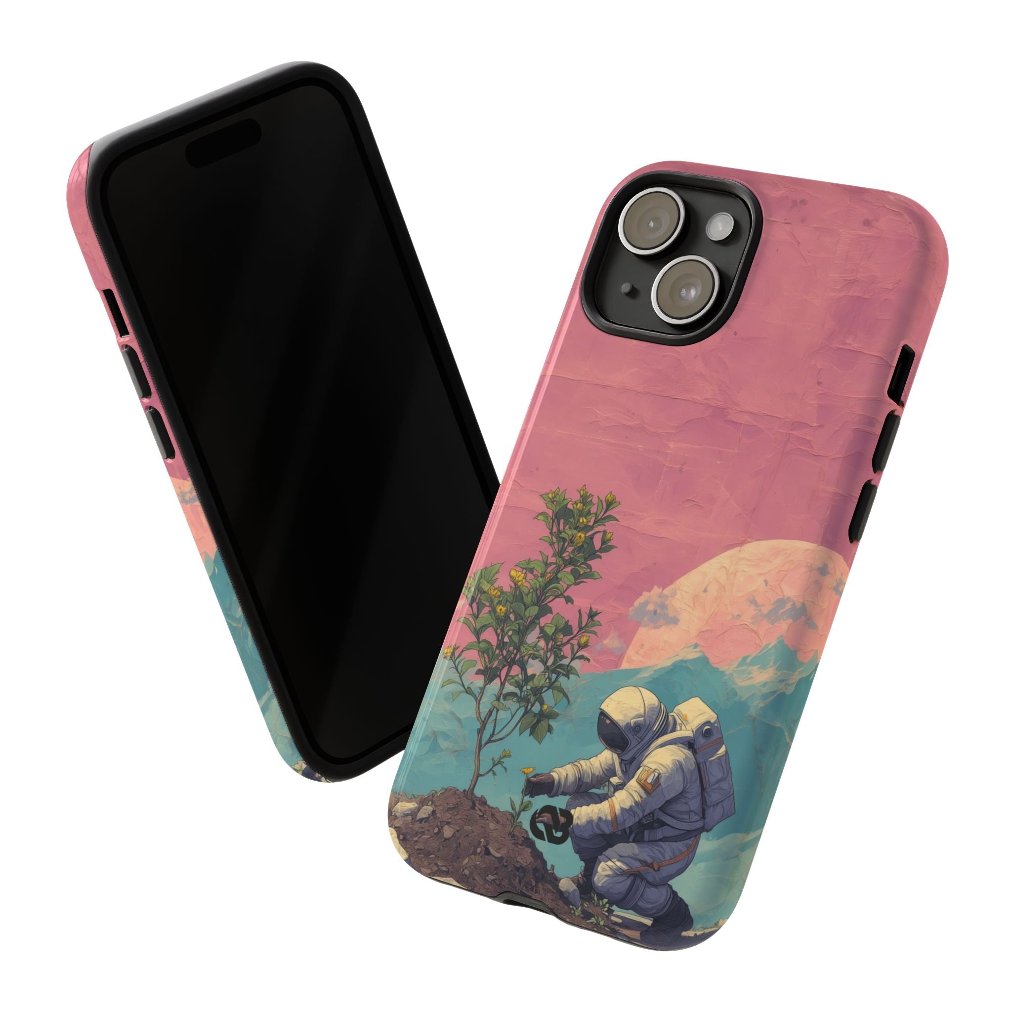 Lunar Pastel Bloom · Coque de téléphone Tough pour iPhone