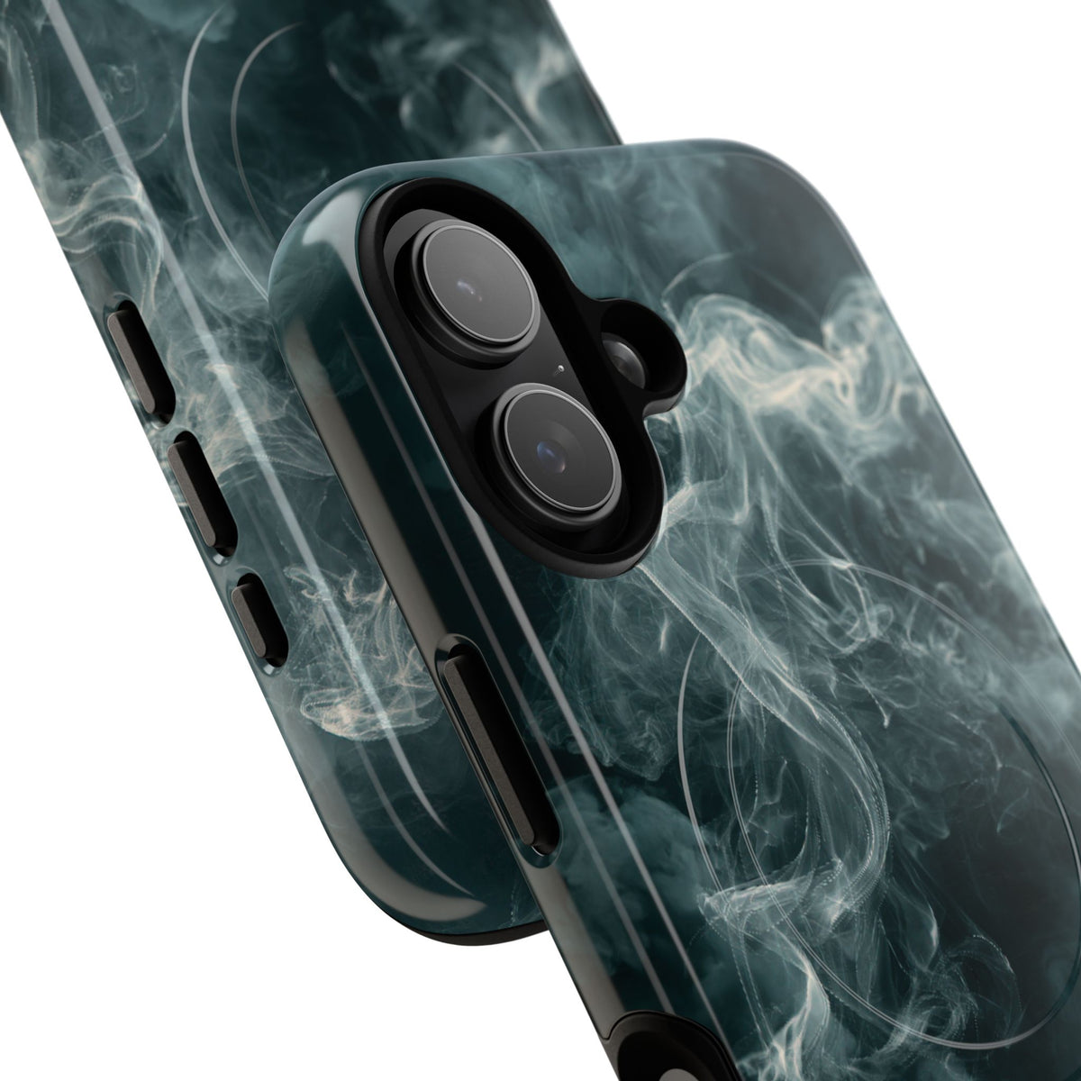 Luminescent Vapor Drift · Tough 2.0 Magnetic Phone Case for iPhone · Teal