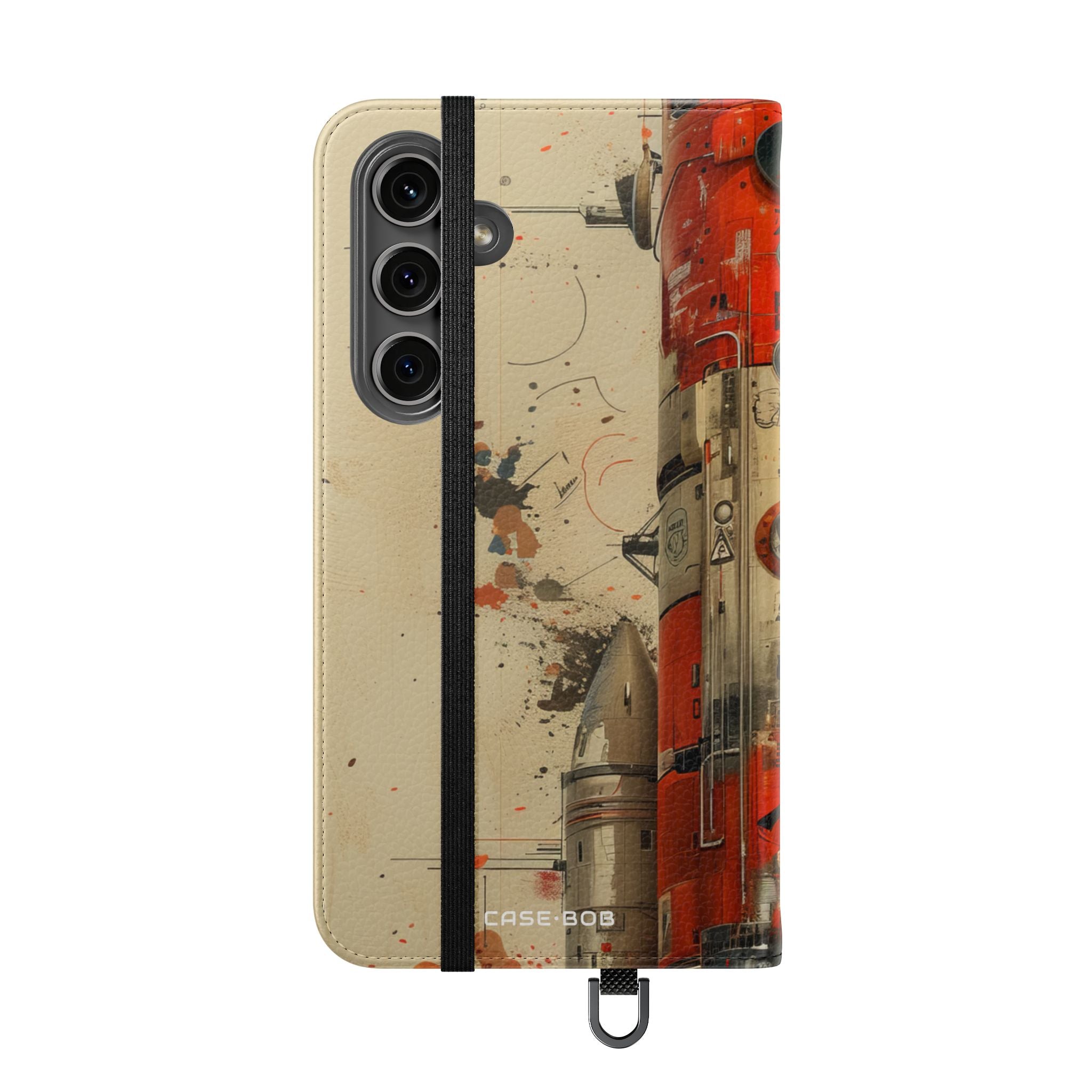 Crimson Rocket - Samsung S24 Plus Case - Portemonnee