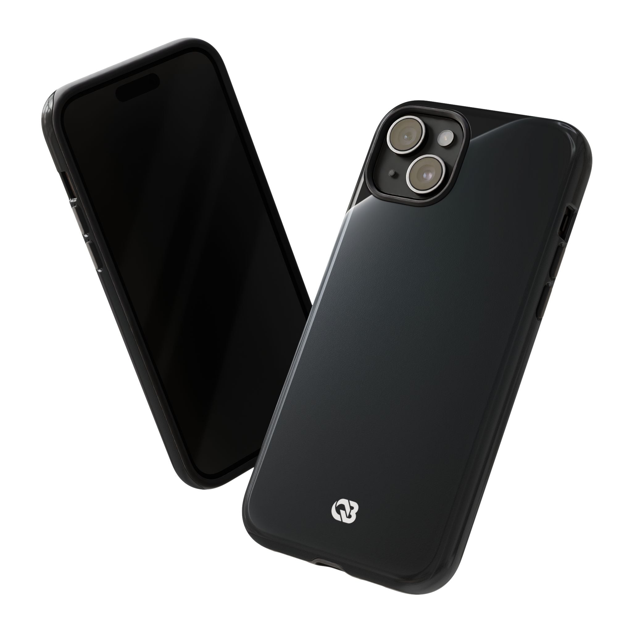 Black Tough Phone Case for iPhone - Obsidian Lunar Arch