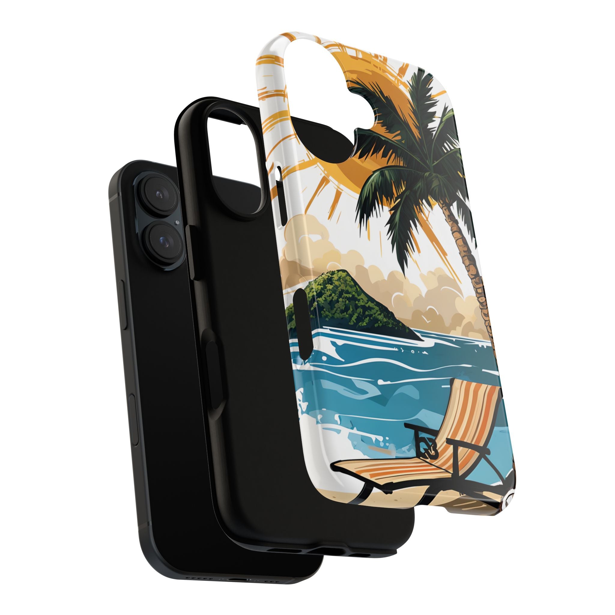 Radiant Coast Solitude · Tough Handyhülle für iPhone