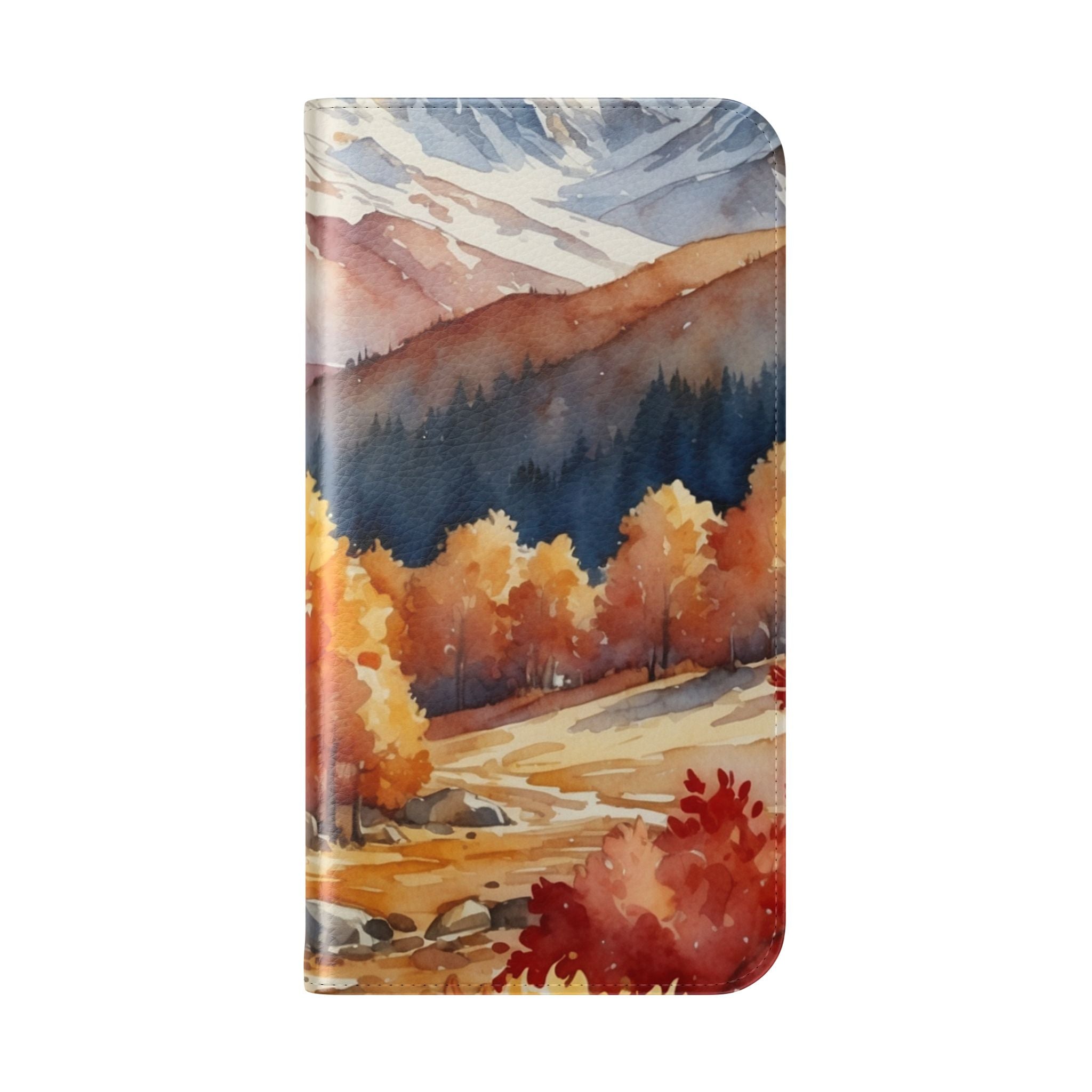Autumn Mountain - iPhone 15 Plus Case - Wallet