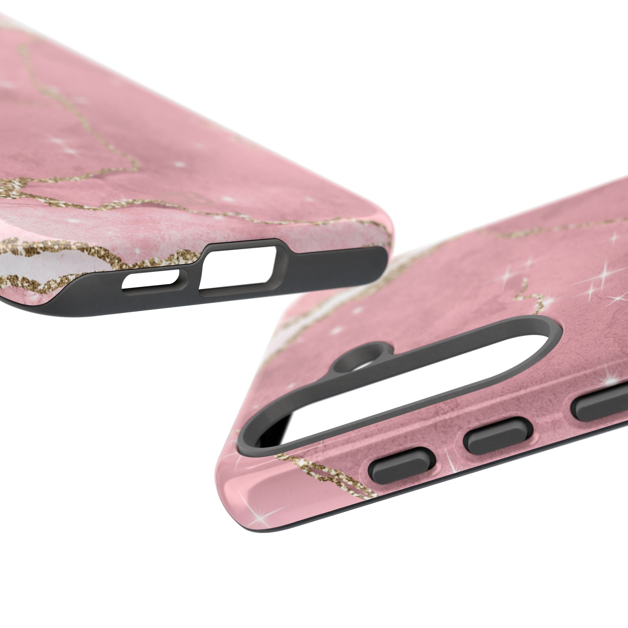 Rose Sparkle Marble · Tough Phone Case for Samsung