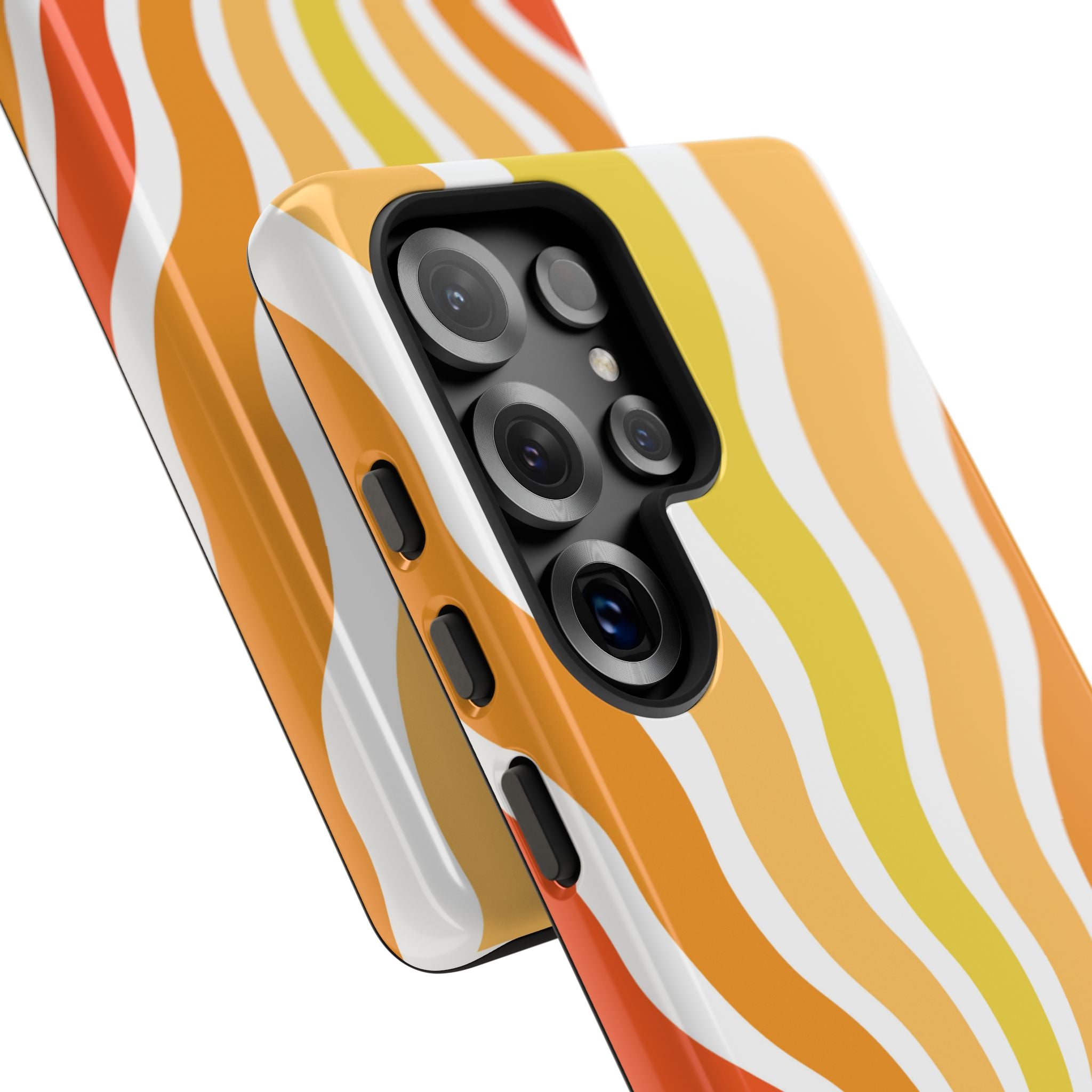 Amber Solar Waves · Tough Phone Case for Samsung