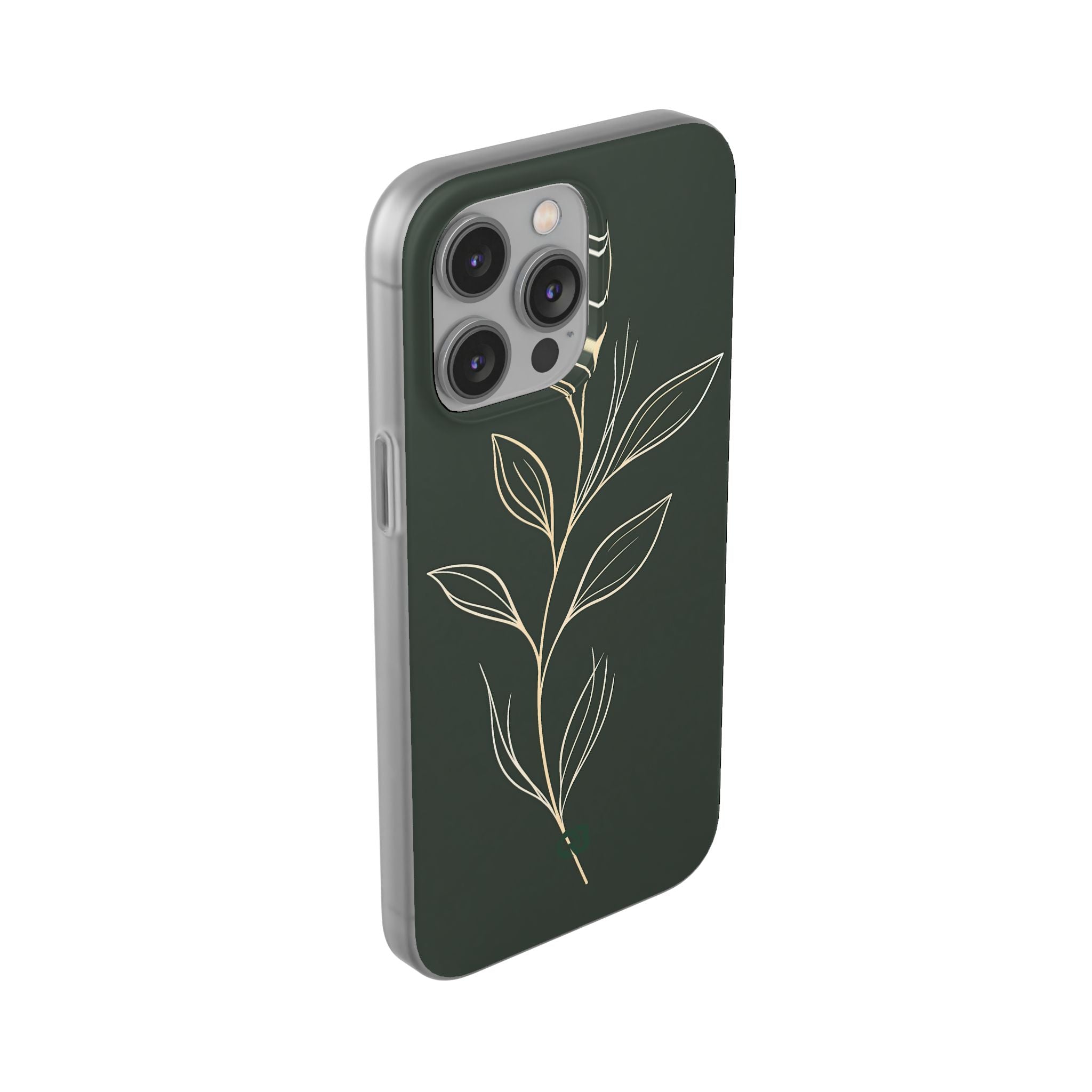 Green Lite Phone Case for iPhone - Deep Moss Willow