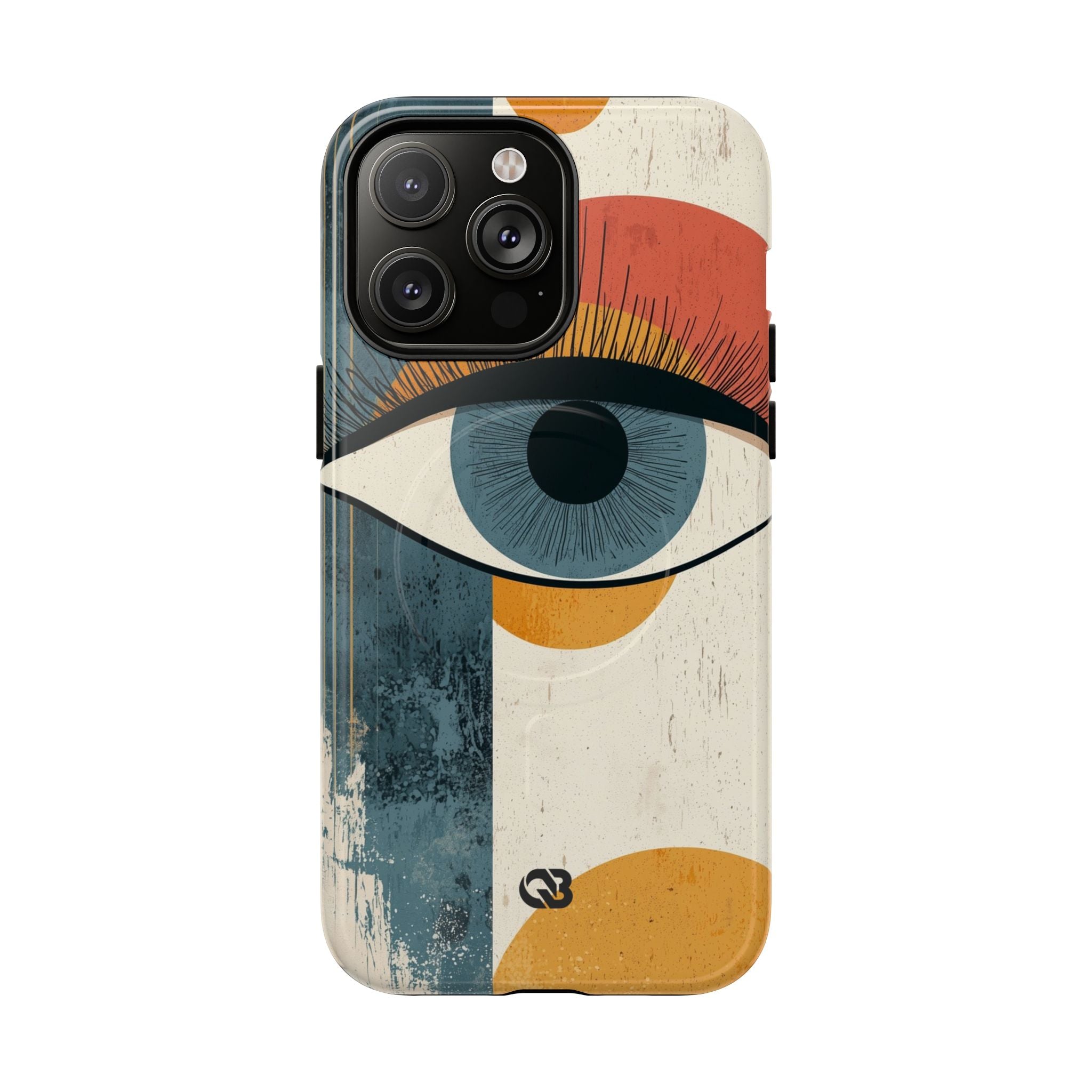 Distressed Azure Ocular · Tough+ Phone Case for iPhone · Magsafe