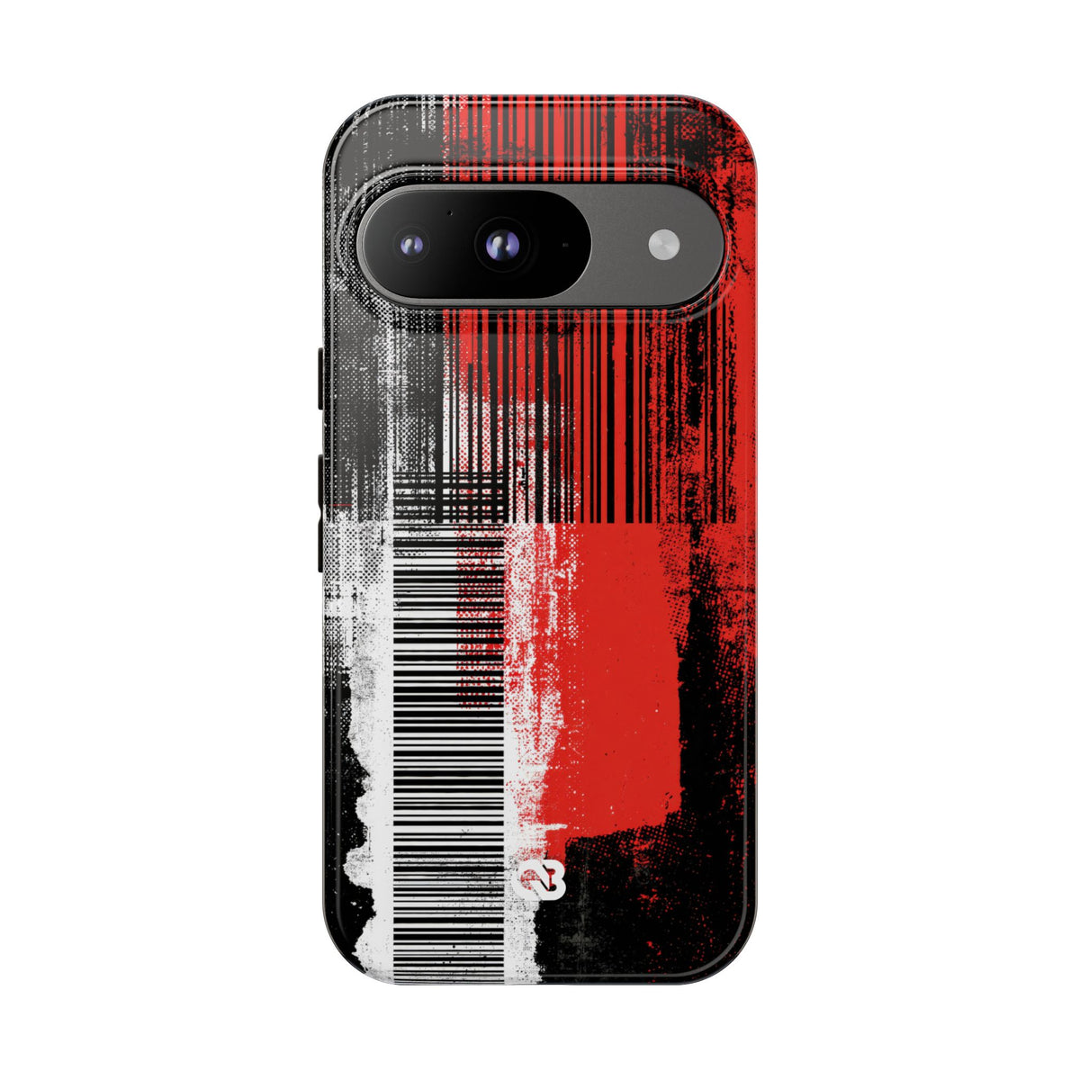 Distorted Barcode · Tough Phone Case for Pixel · Black