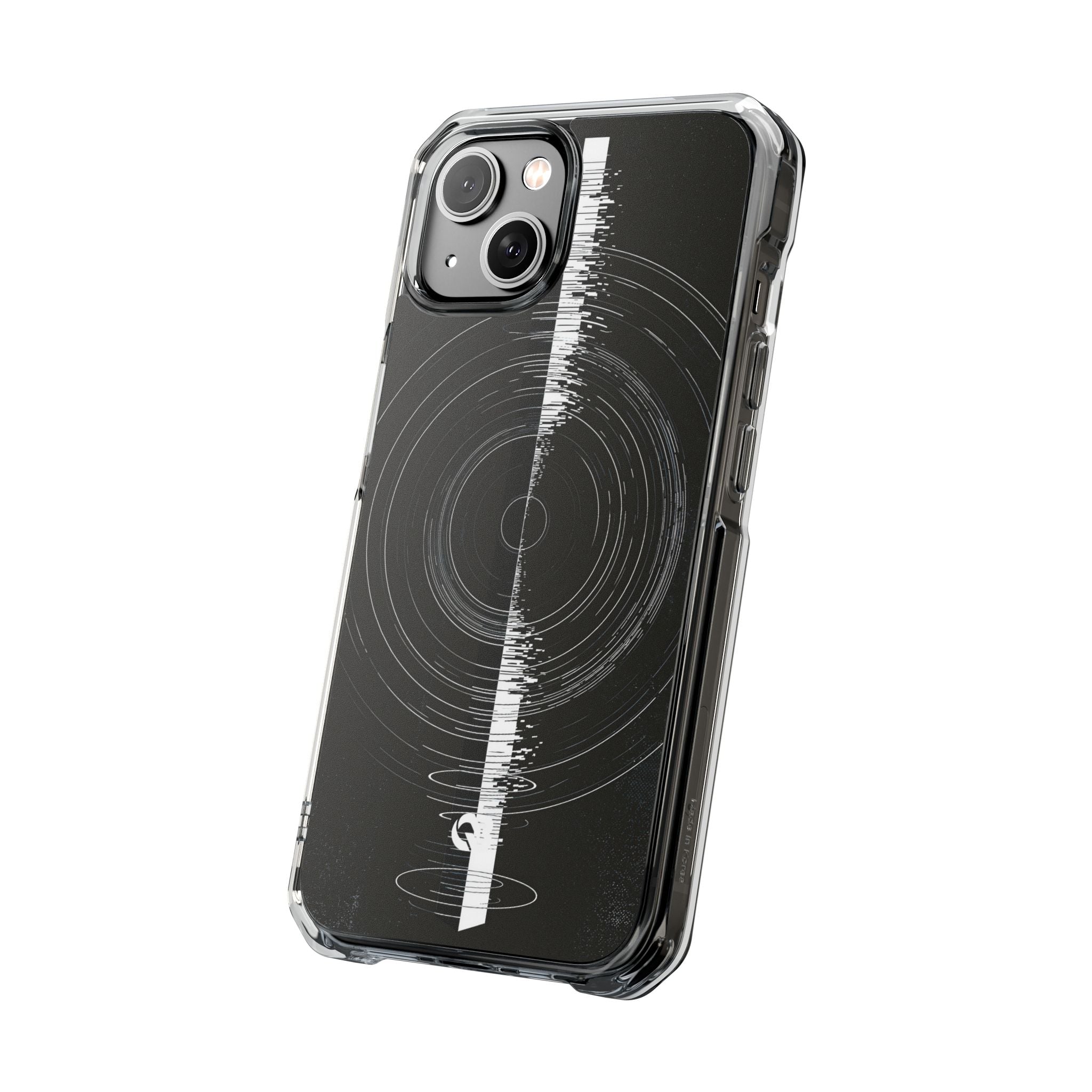 Black Impact MagSafe Phone Case for iPhone - Obsidian Orbital Signal
