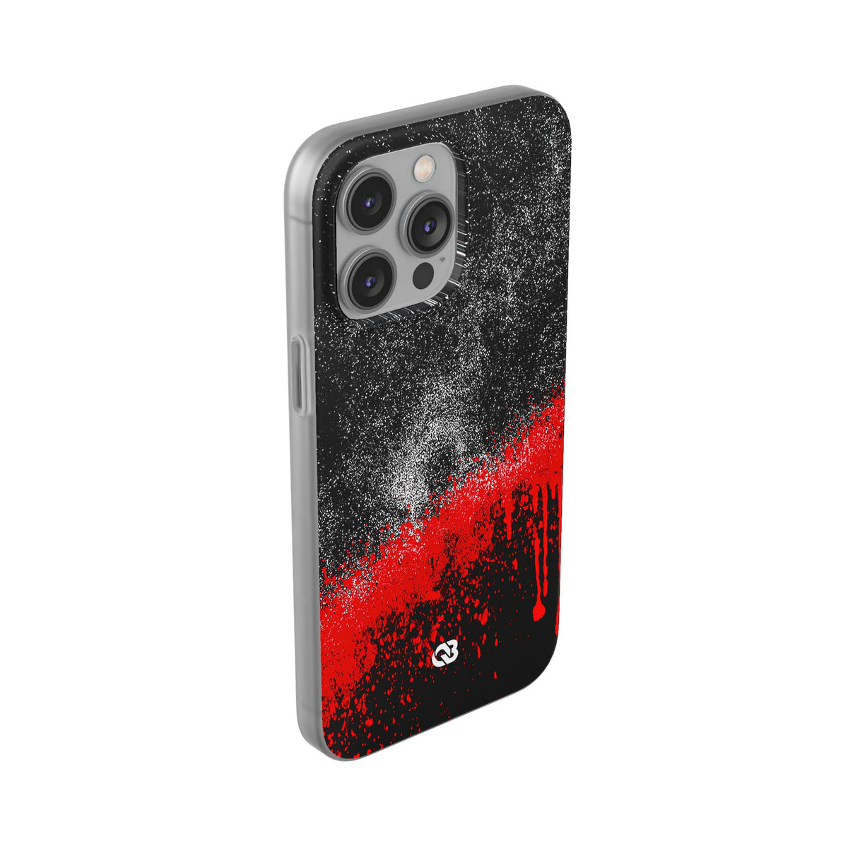 Crimson Noir Drip · Lite Phone Case for iPhone · Black