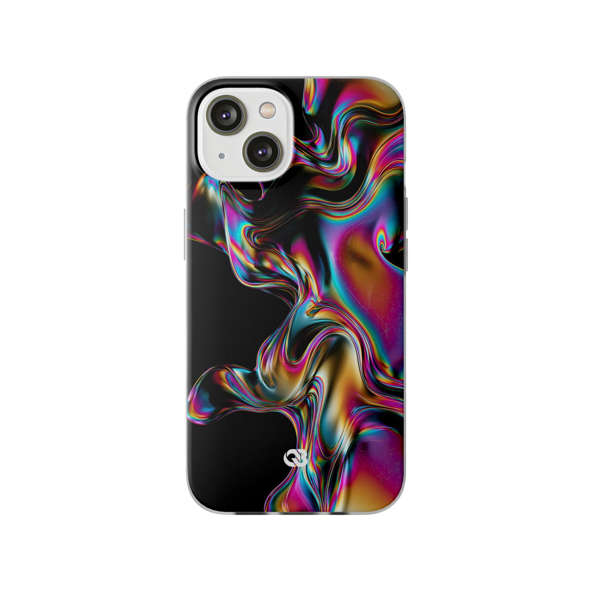 Purple Lite Phone Case for iPhone - Liquid Neon Chrome