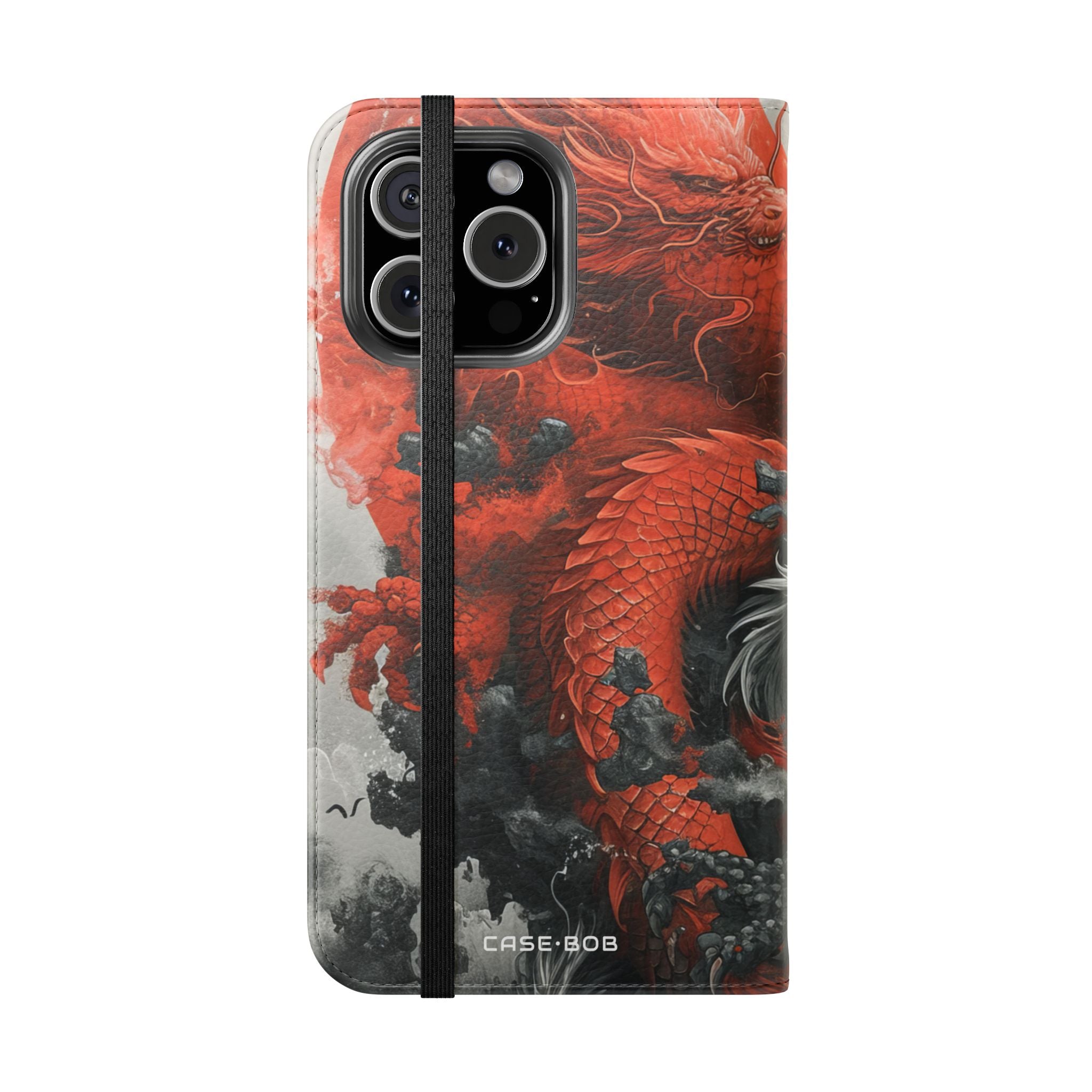 Twin Dragons Dance - iPhone 16 Max Case - Portemonnee