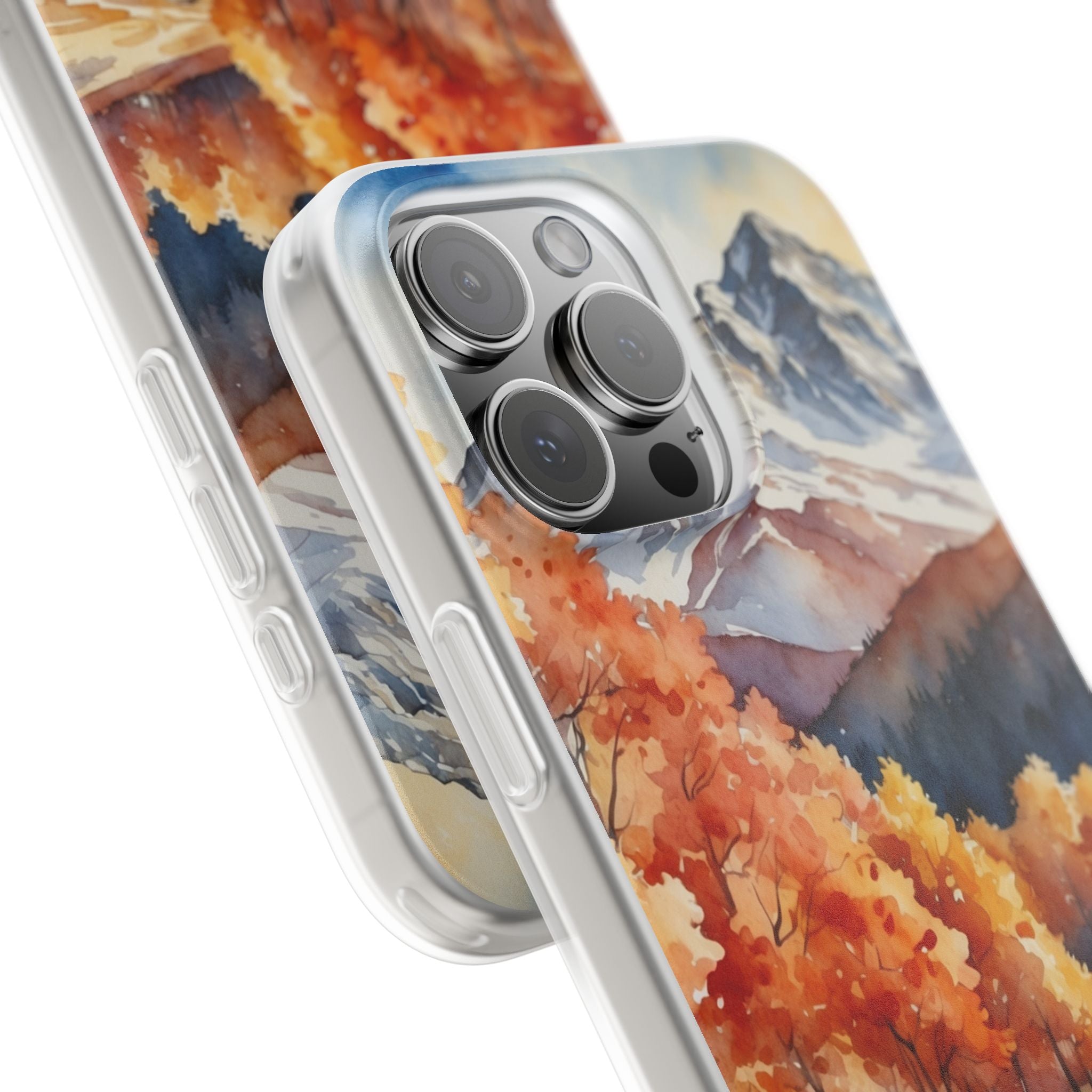 Lumihuippuinen säteily iPhone 16 Pro Max -pehmeä suojakotelo