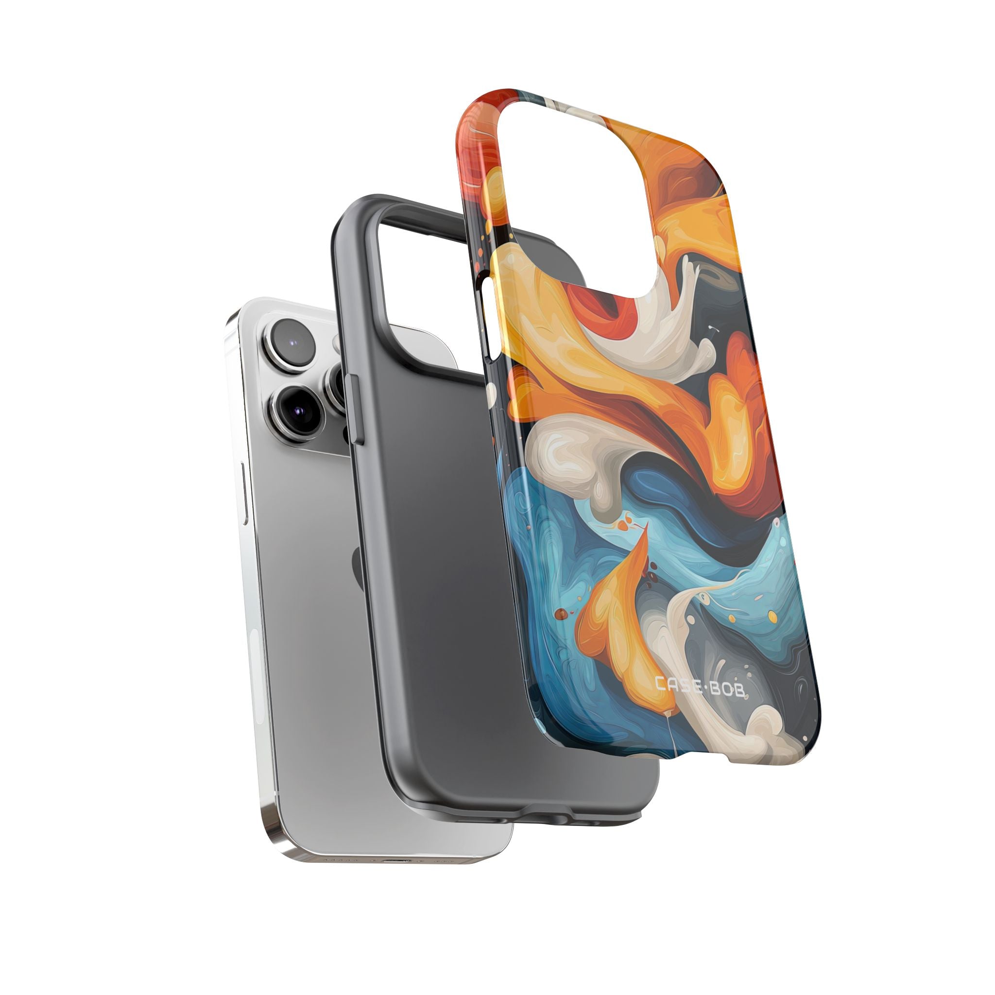 Crimson Ribbon iPhone 14 Pro Skal - Tough