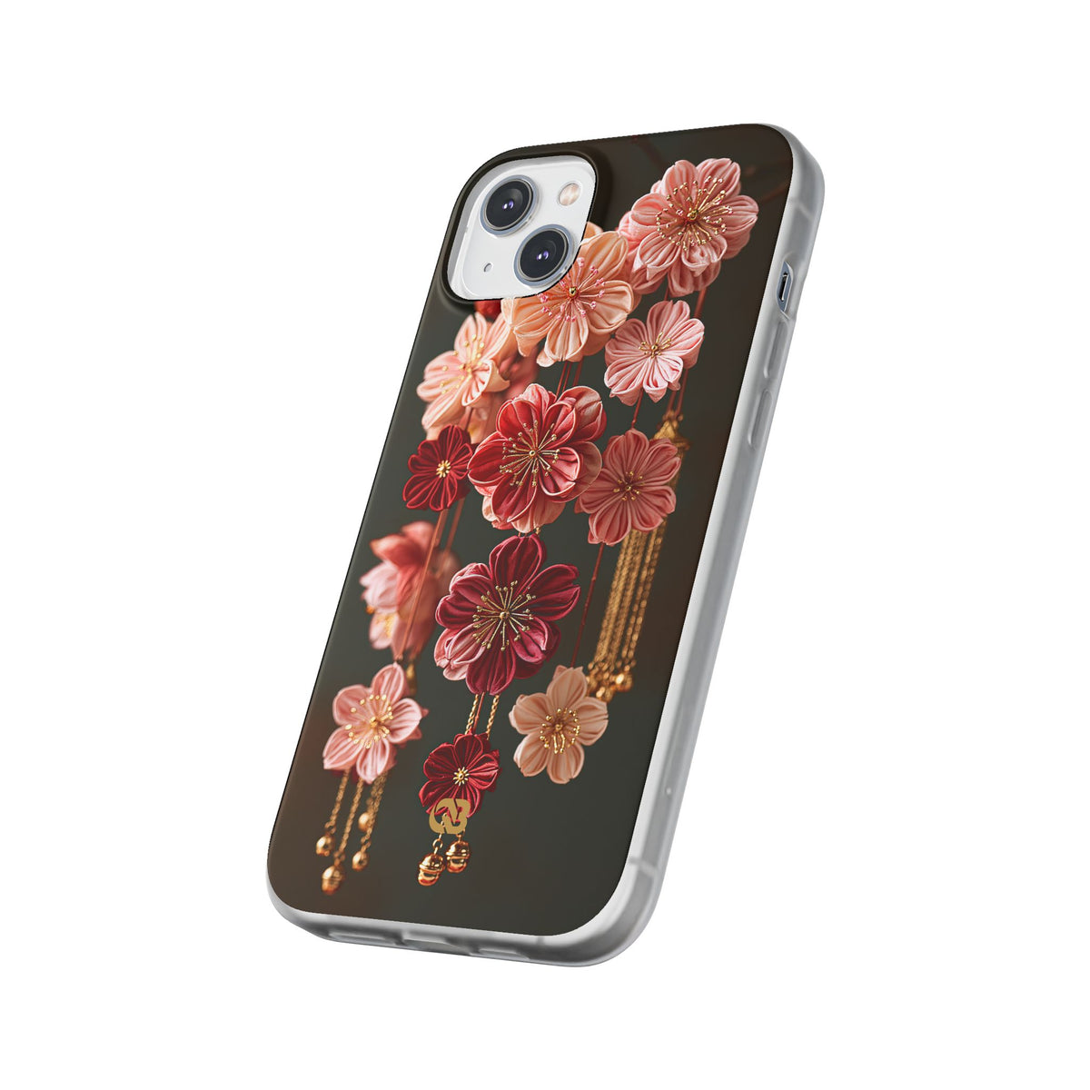 Silk Blossom Kanzashi · Lite Phone Case for iPhone · Pink