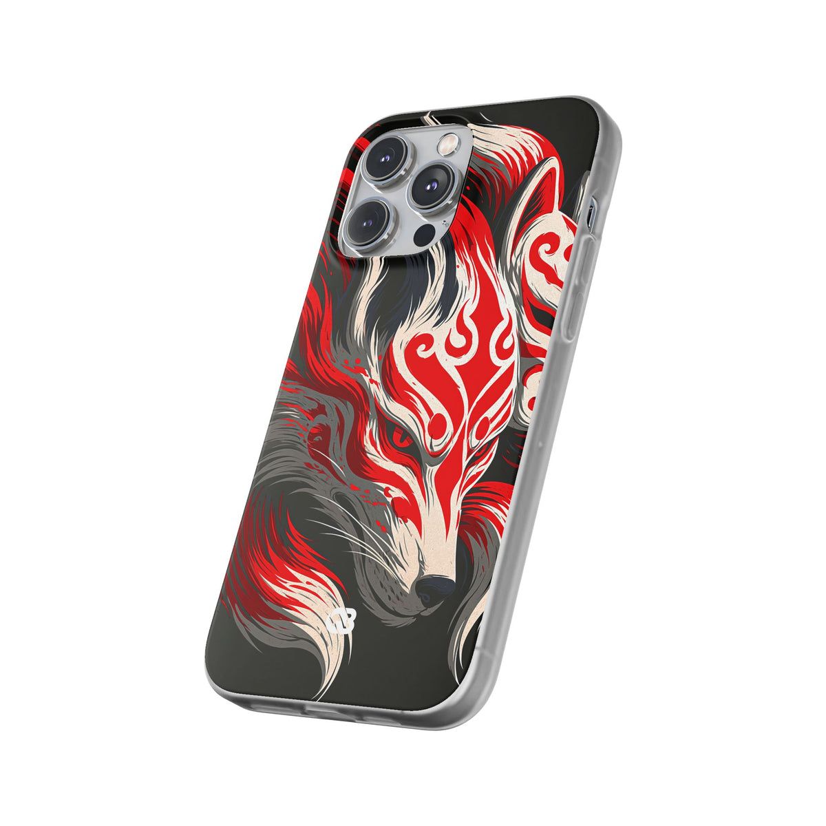 Crimson Kitsune Spirit · Lite Phone Case for iPhone · Red