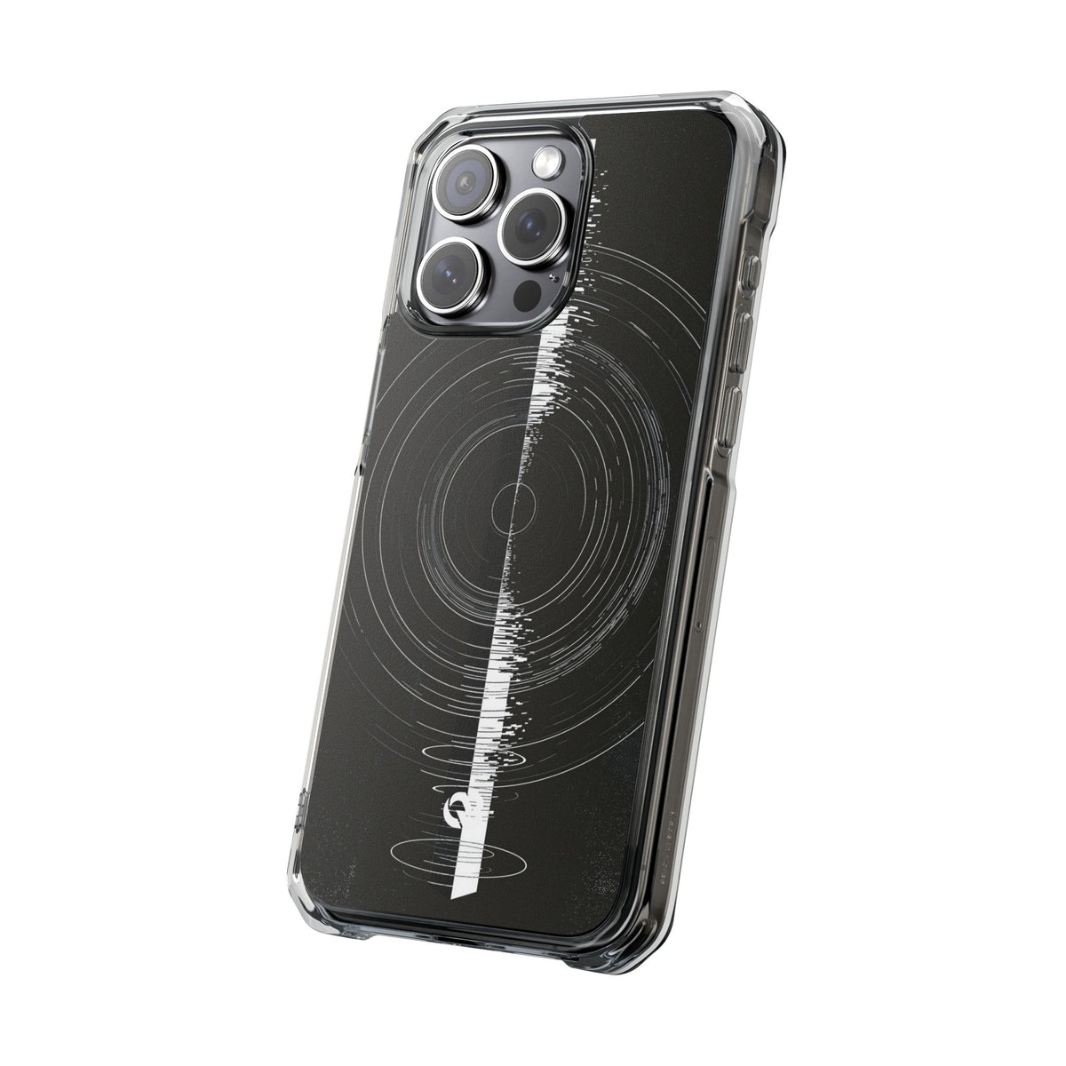 Black Impact MagSafe Phone Case for iPhone - Obsidian Orbital Signal