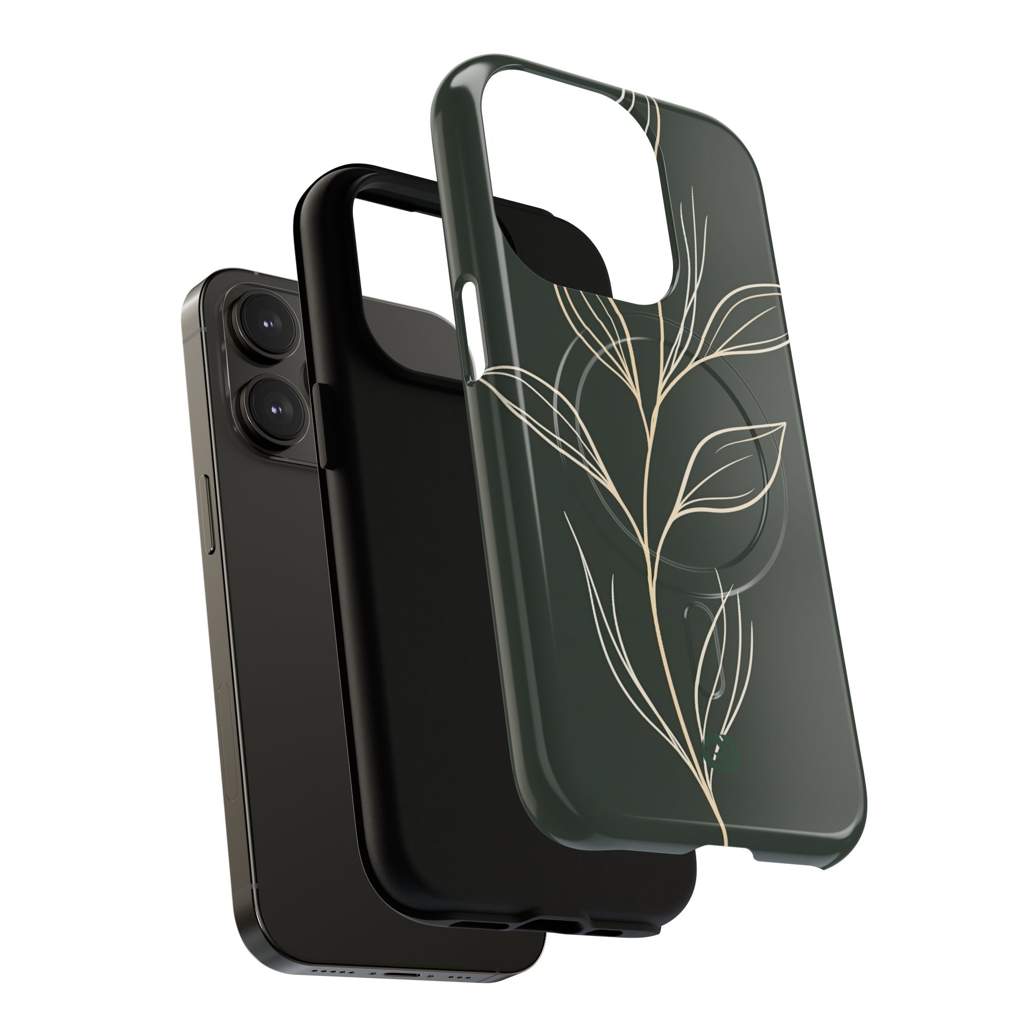 Green Tough 2.0 Magsafe Phone Case for iPhone - Deep Moss Willow