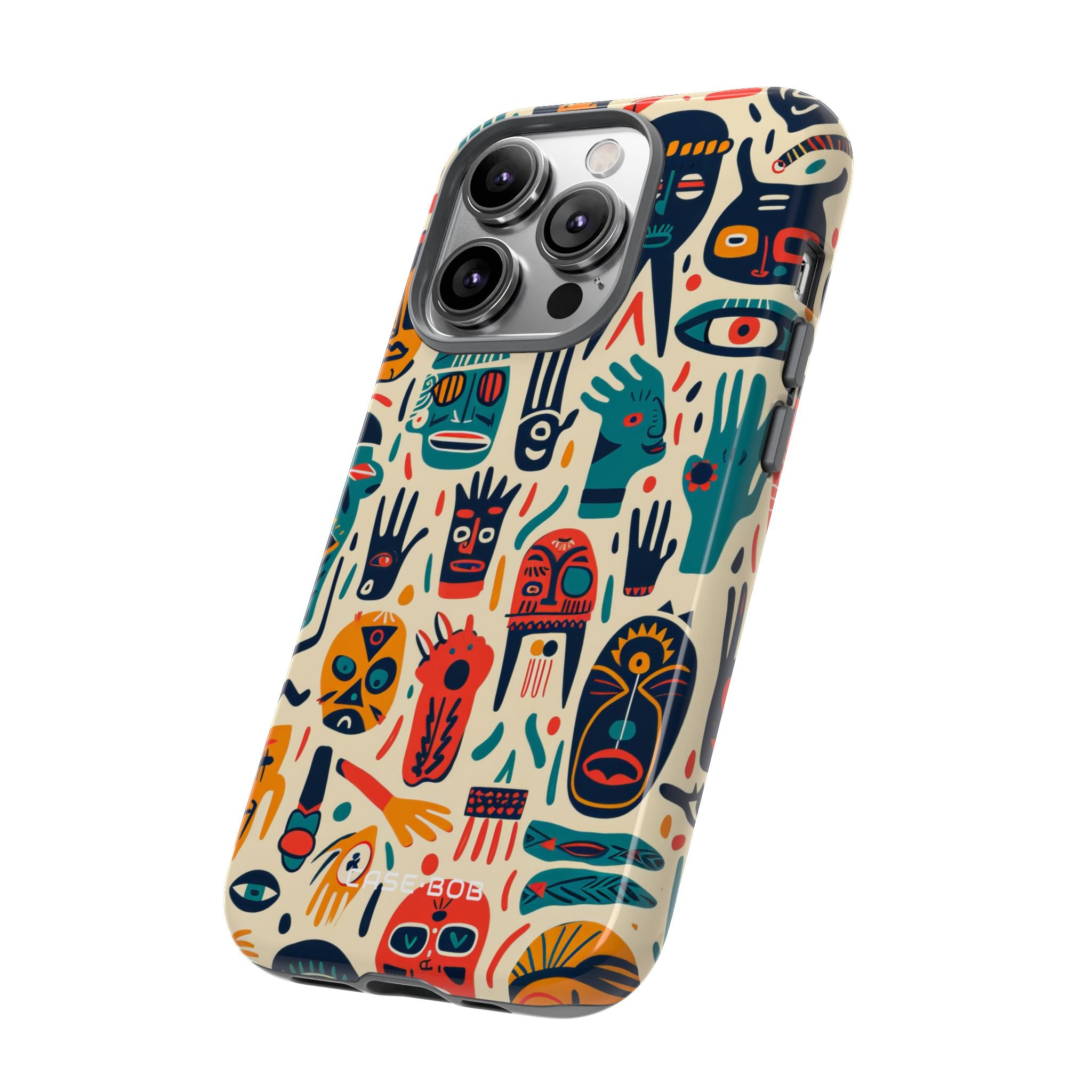 Vivid Faces iPhone 14 Pro Case - Tough