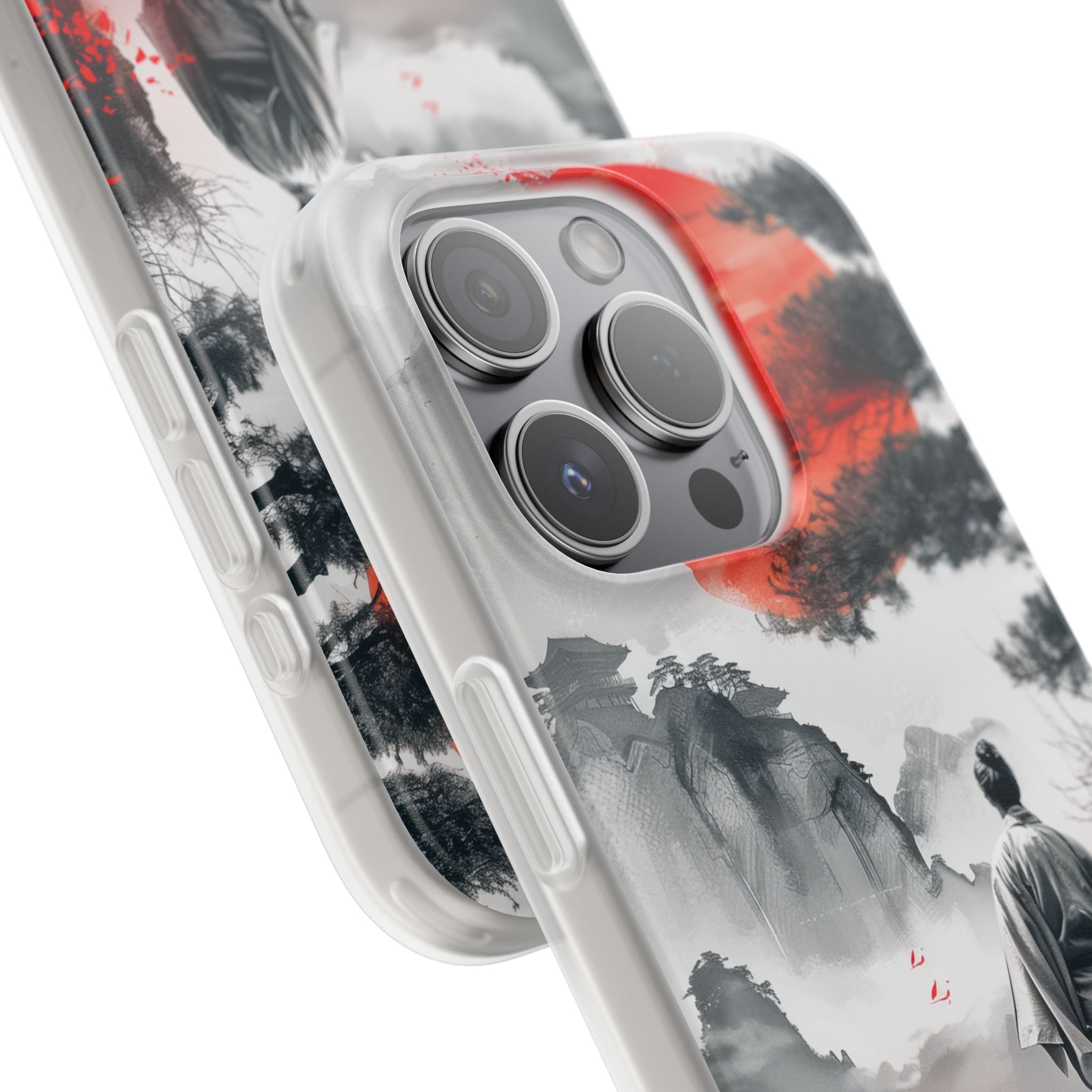 Sunlit Sentinel iPhone 15 Pro hoesje - Zacht