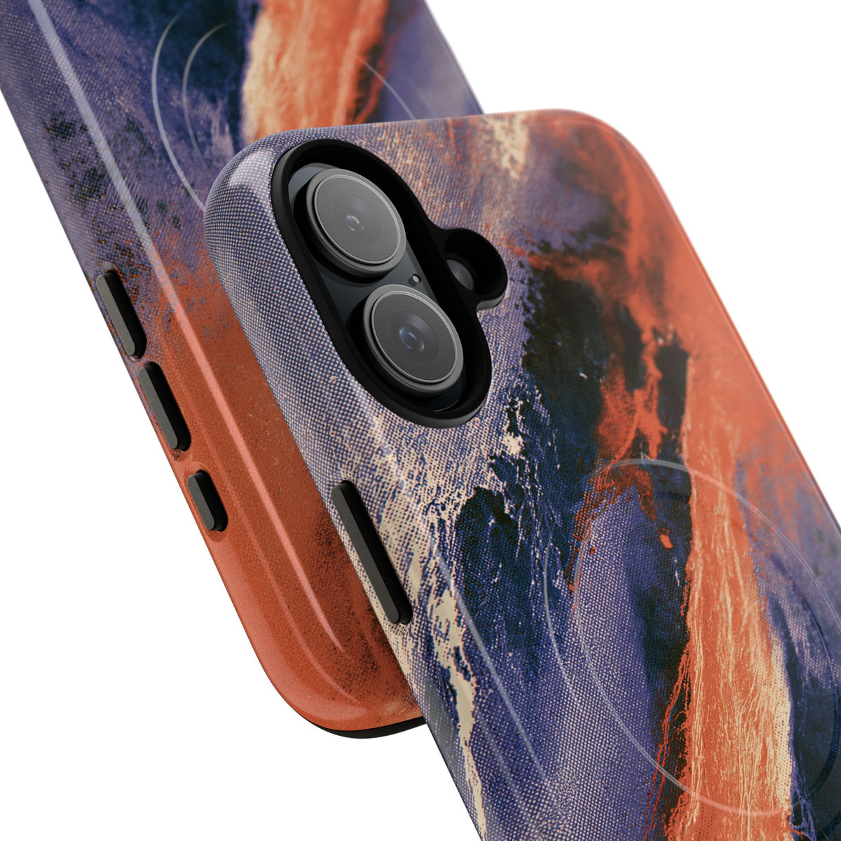 Solar Aura Drift · Tough 2.0 Magnetic Phone Case for iPhone · Orange