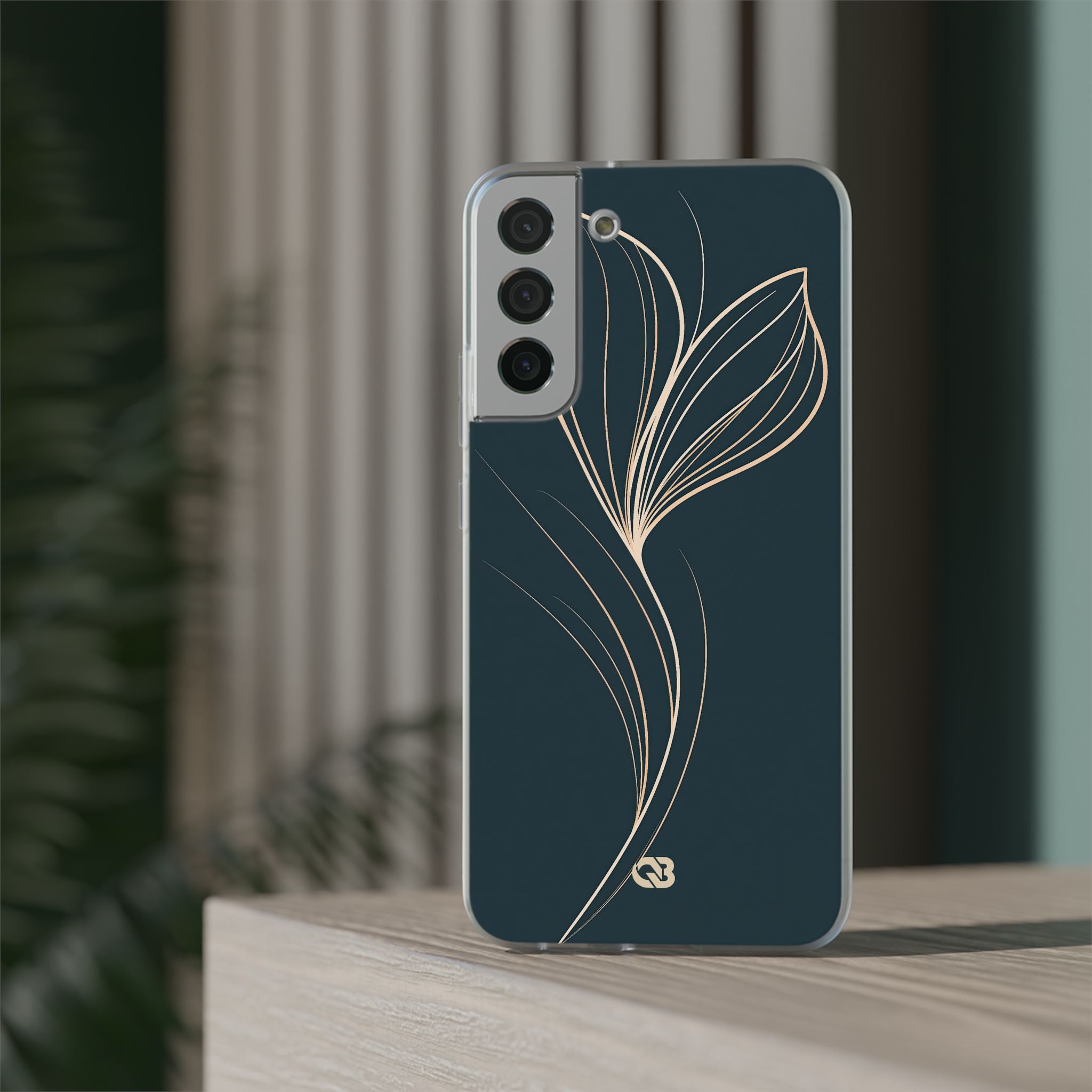 Teal Lite Phone Case for Samsung - Sandstone Silk Flora