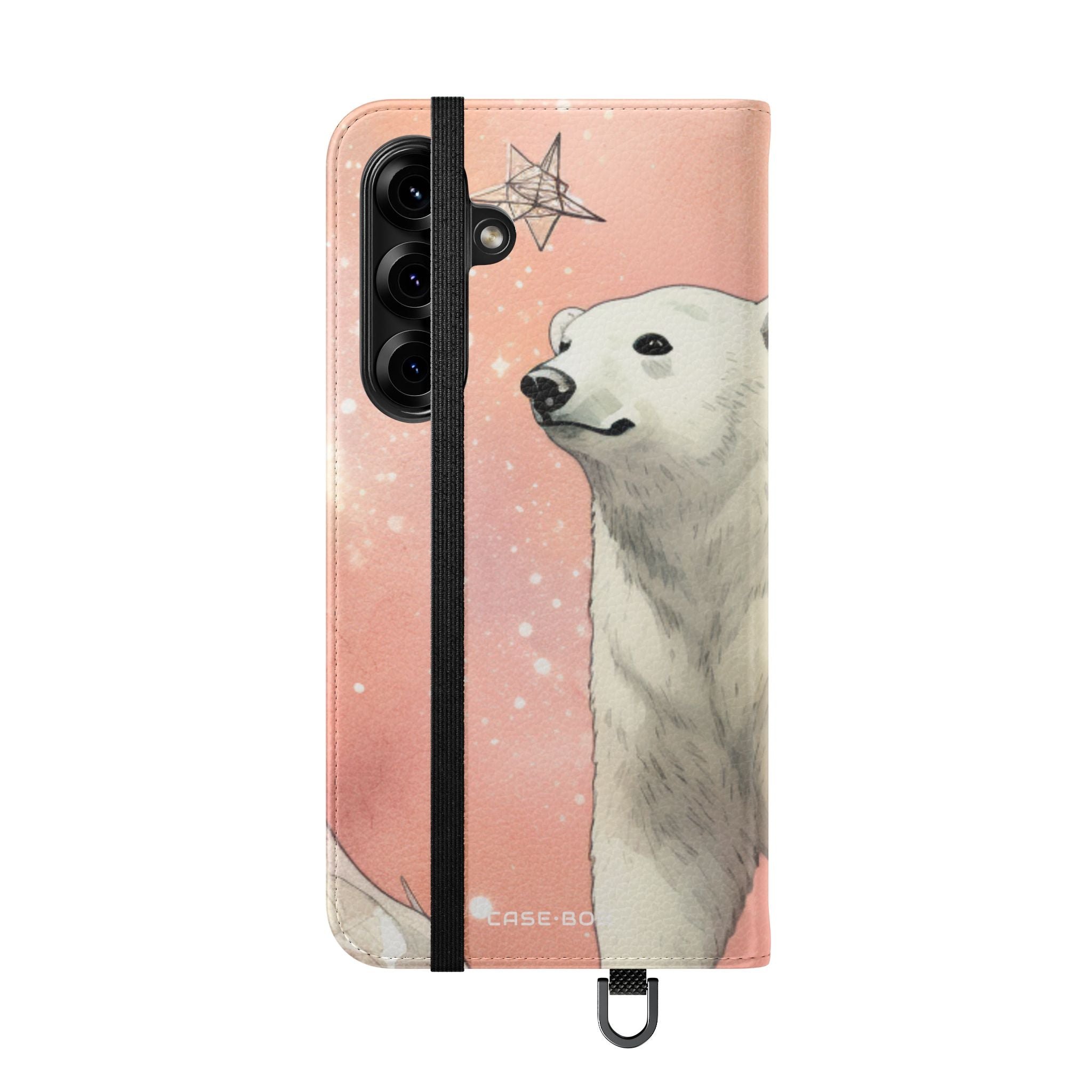 Polar Bear Nebula - Samsung S25+ Case - Wallet