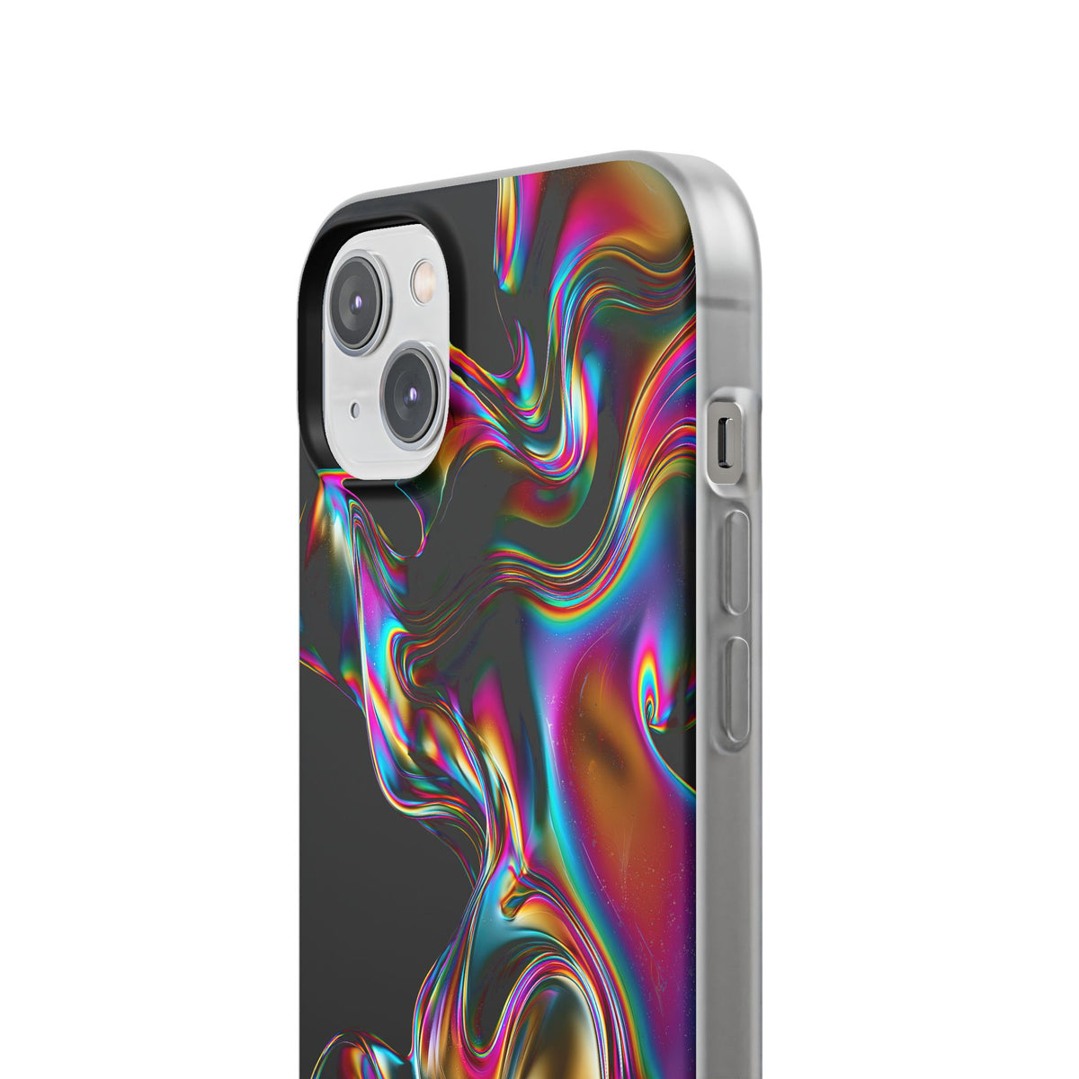 Purple Lite Phone Case for iPhone - Liquid Neon Chrome