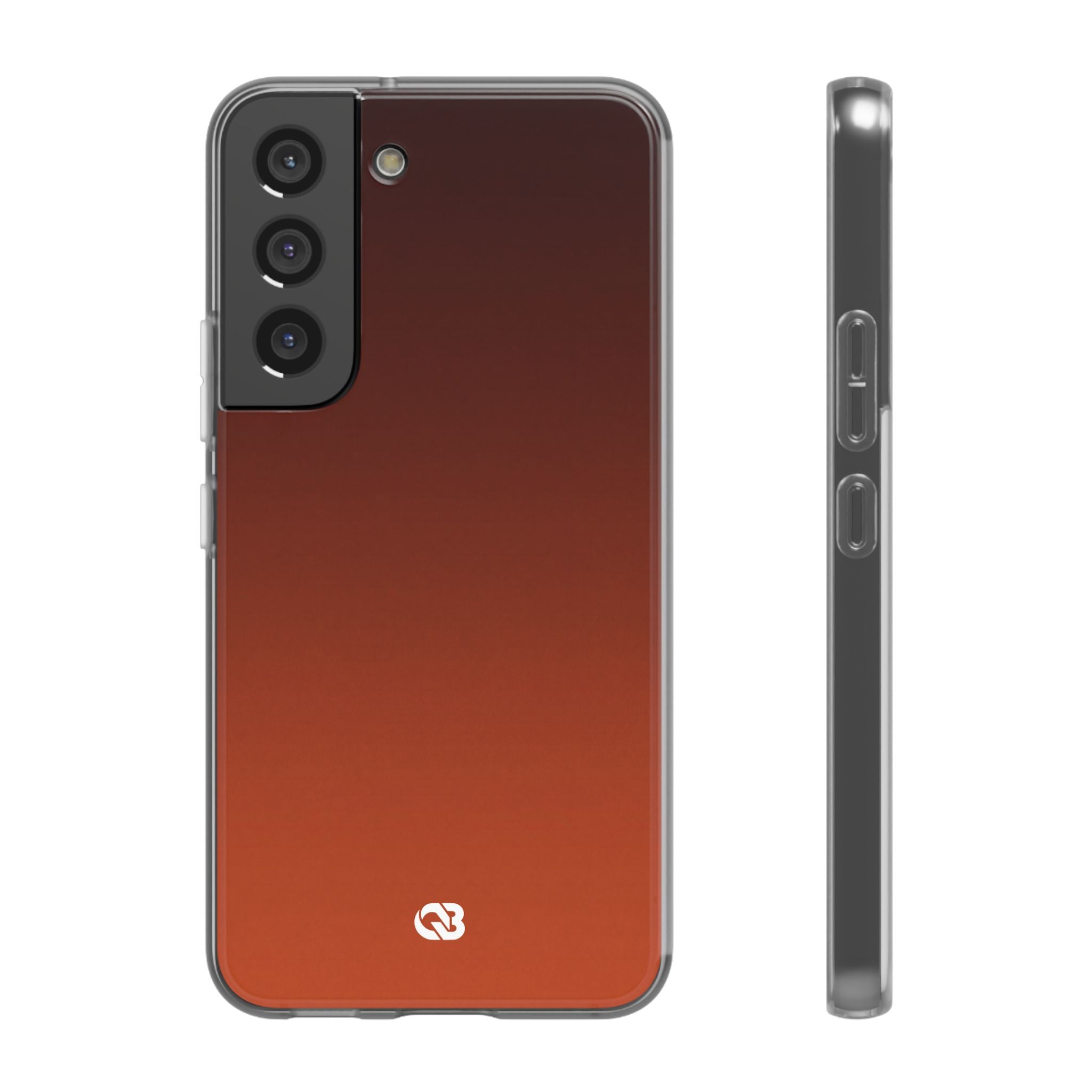 Orange Lite Phone Case for Samsung - Obsidian Ember Fade