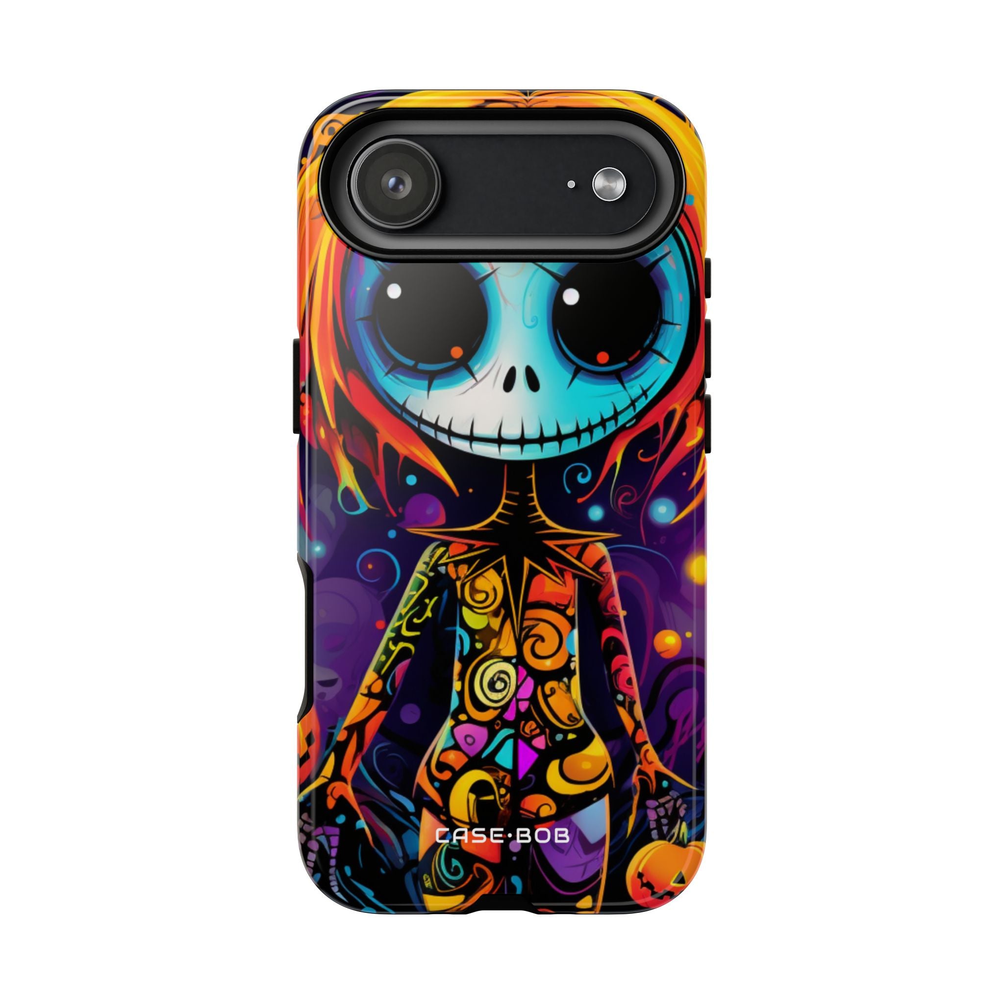 Blue Skull Swirl iPhone 17 Air Case - Tough - CASE•BOB