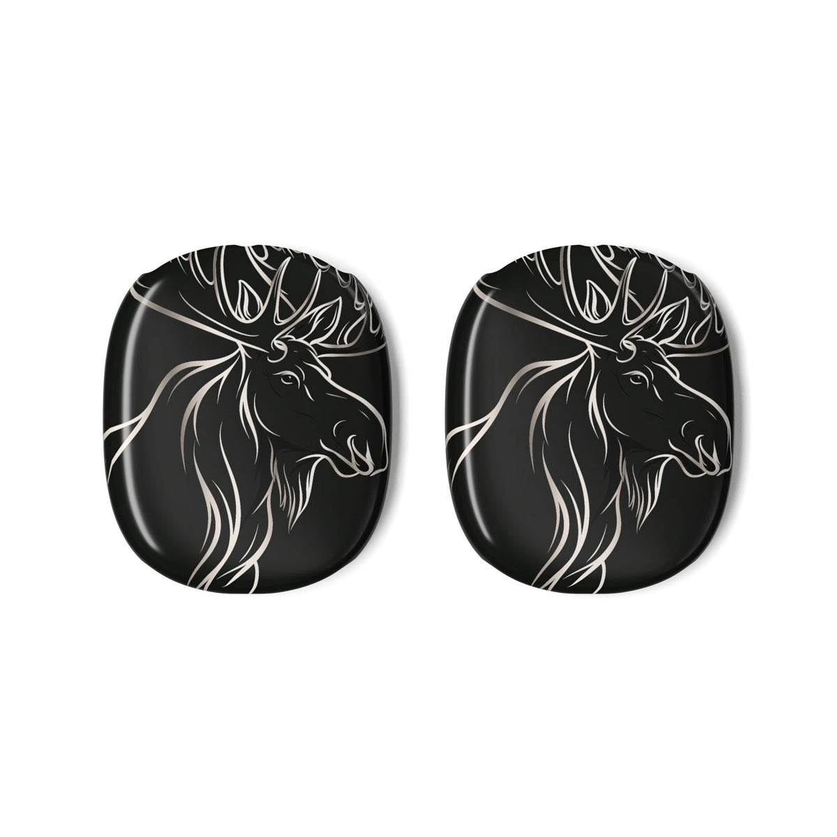 Nordic Moose Contour · Hard Case for AirPods Max · Black