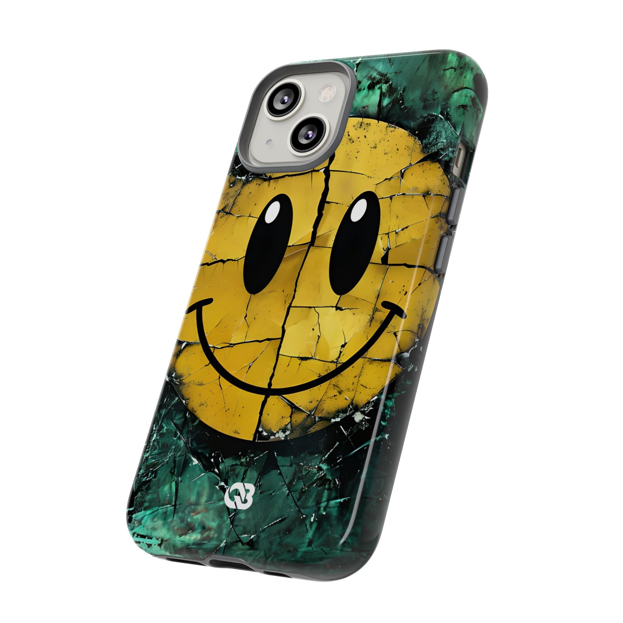 Fractured Yellow Grin · Tough Handyhülle für iPhone