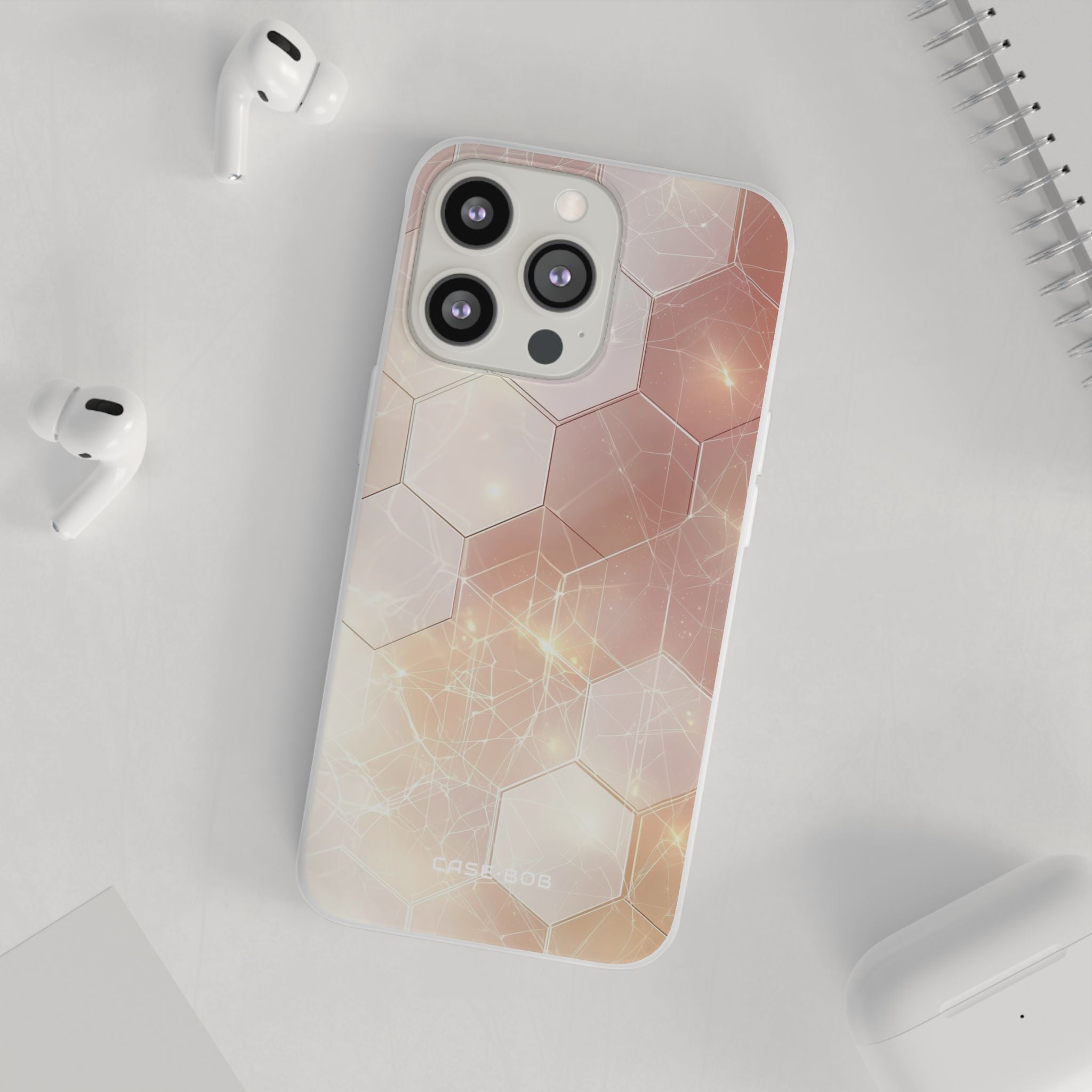 Honeycomb Glow iPhone 13 Pro - Mjuk