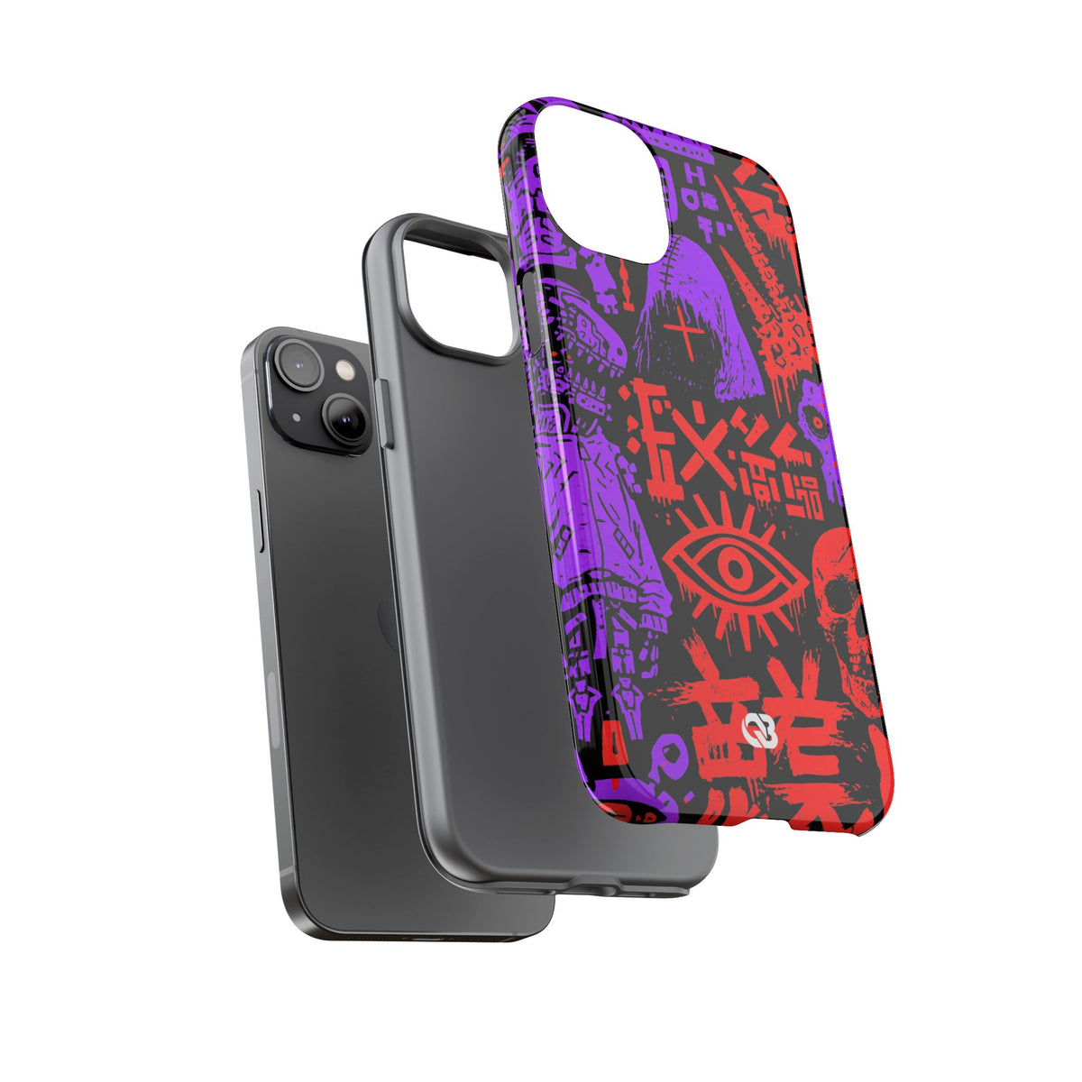 Underground Cyber Glyphs · Tough Phone Case for iPhone · Black
