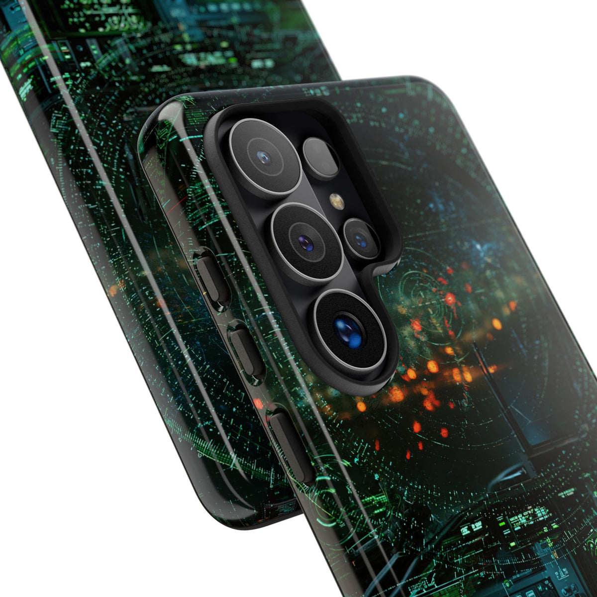 Tactical Avionics HUD · Tough Phone Case for Samsung · Green