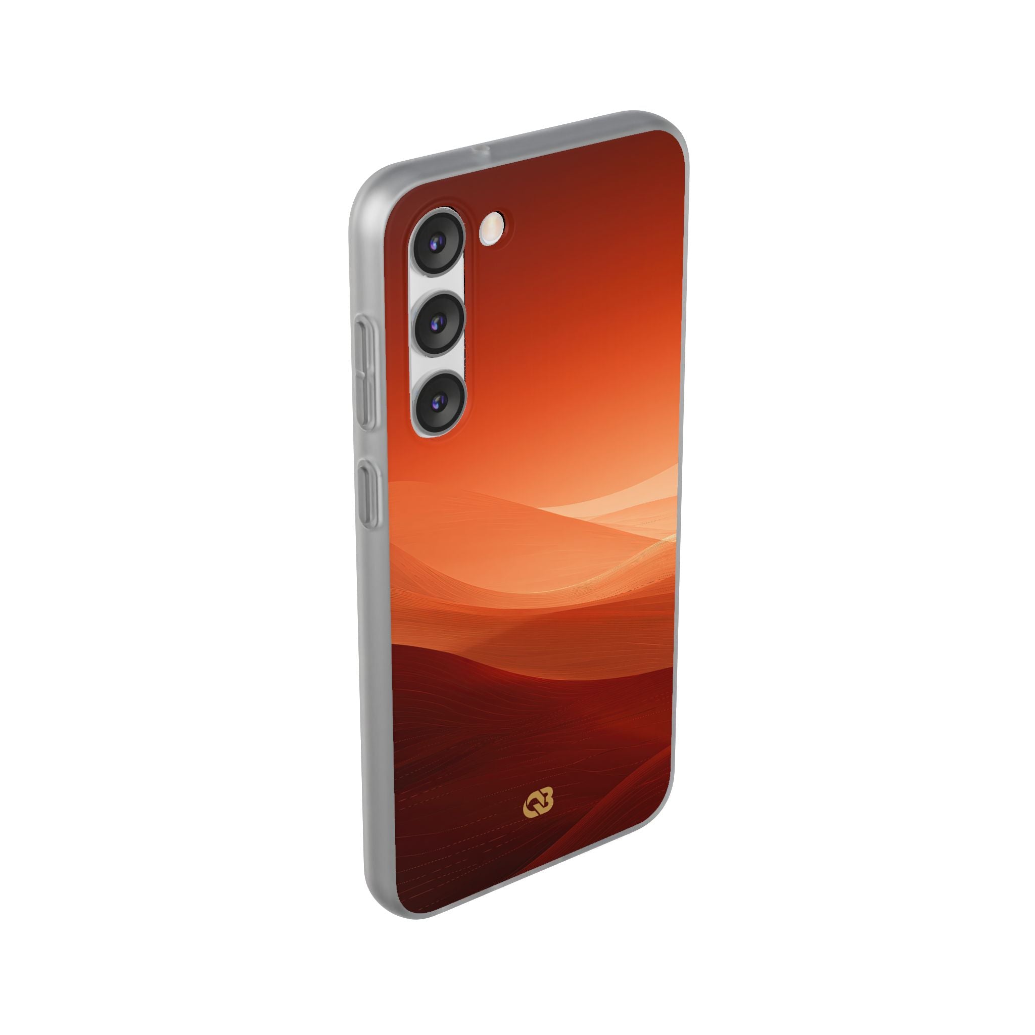 Orange Lite Phone Case for Samsung - Crimson Dune Gradient