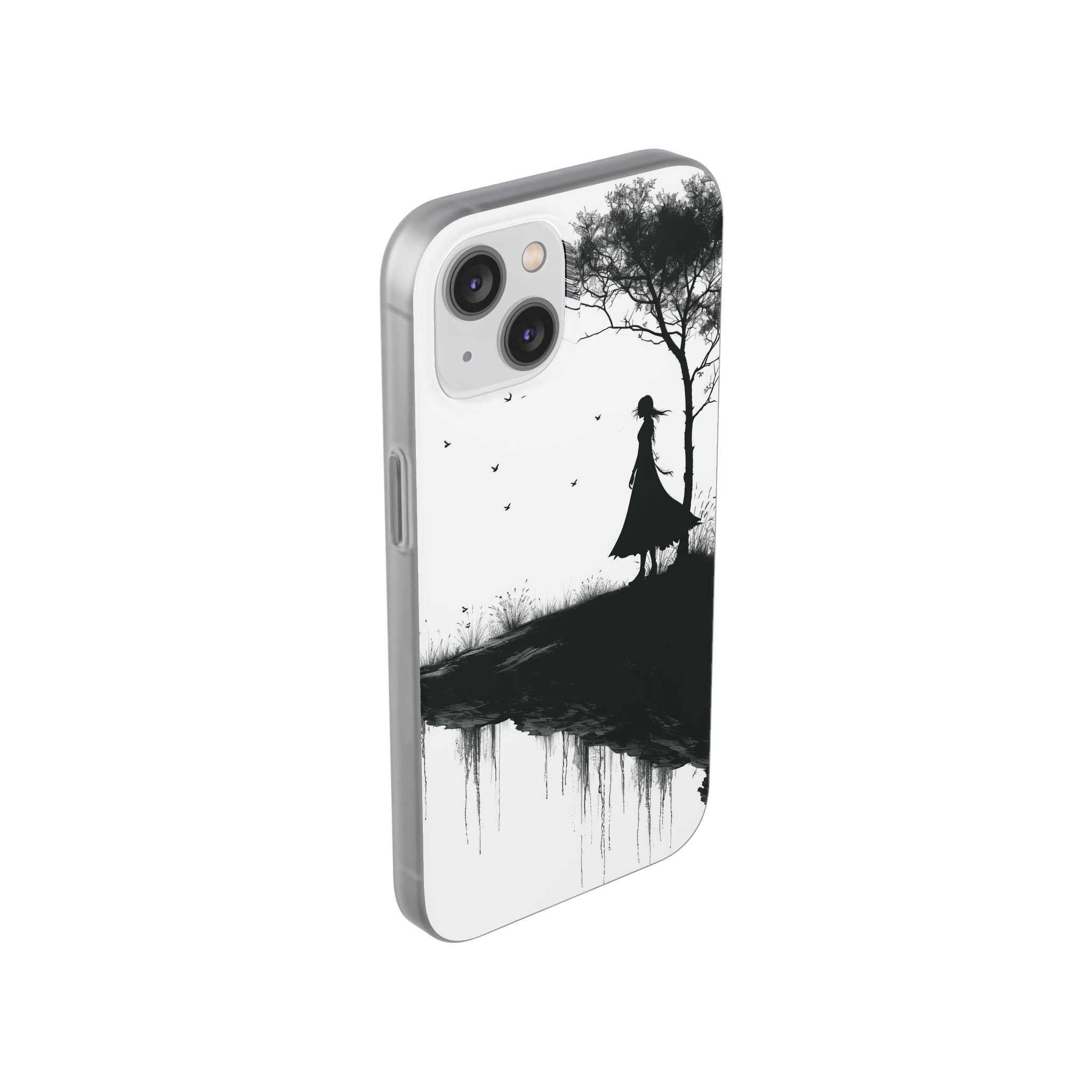 Cliffside Silhouette iPhone 14 Case - Soft