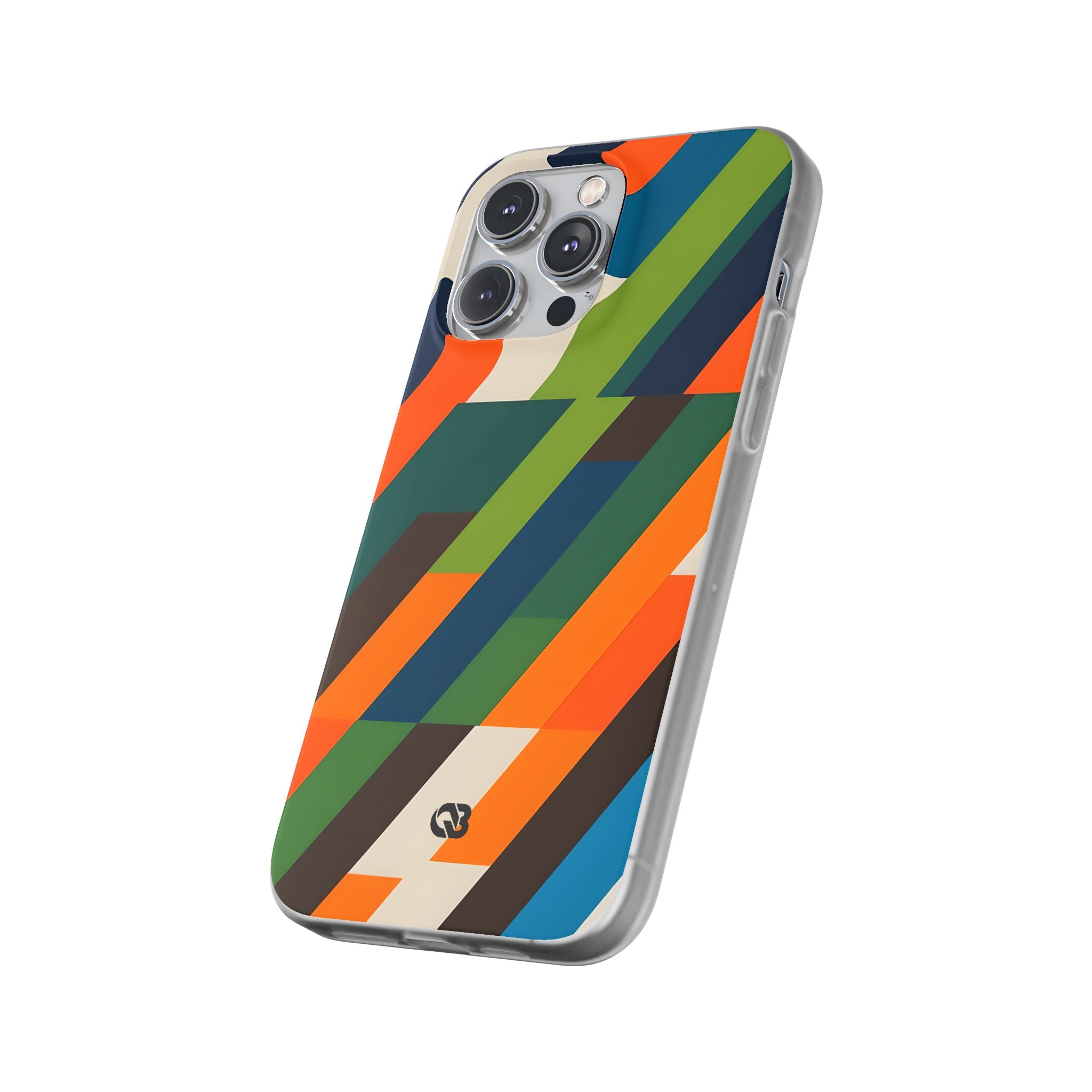 Angled Retro Mosaic · Soft Handyhülle für iPhone