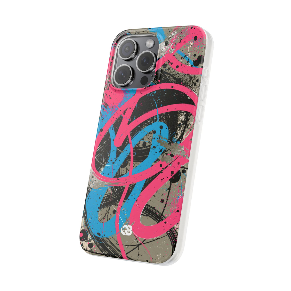 Cyber Splatter Flow · Lite Phone Case for iPhone · Pink