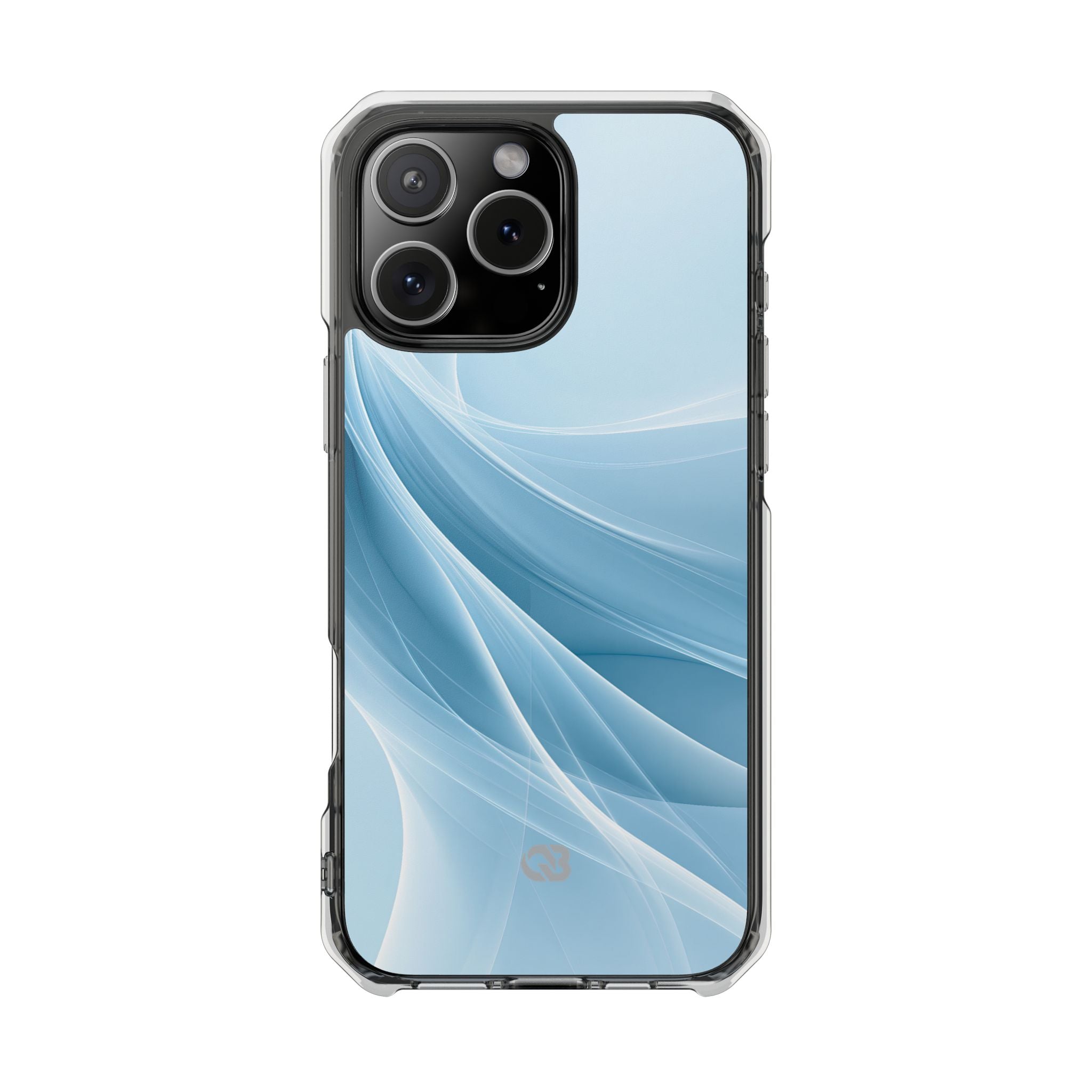 Blue Impact MagSafe Phone Case for iPhone - Arctic Silk Drift