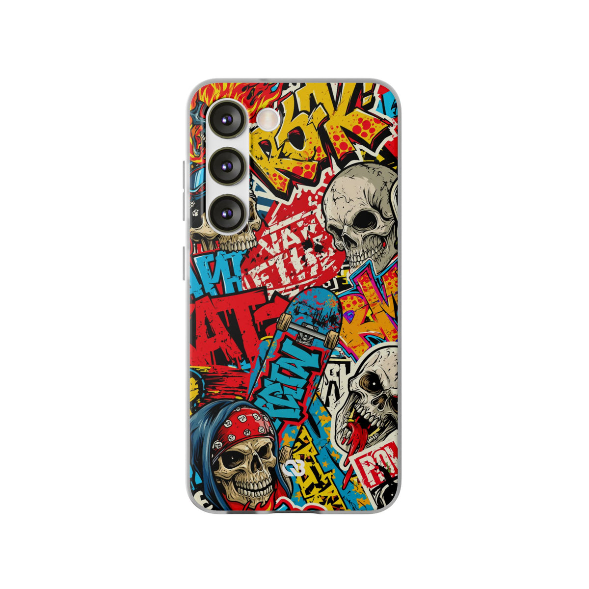 Skate Skull Riot · Lite Phone Case for Samsung · Red