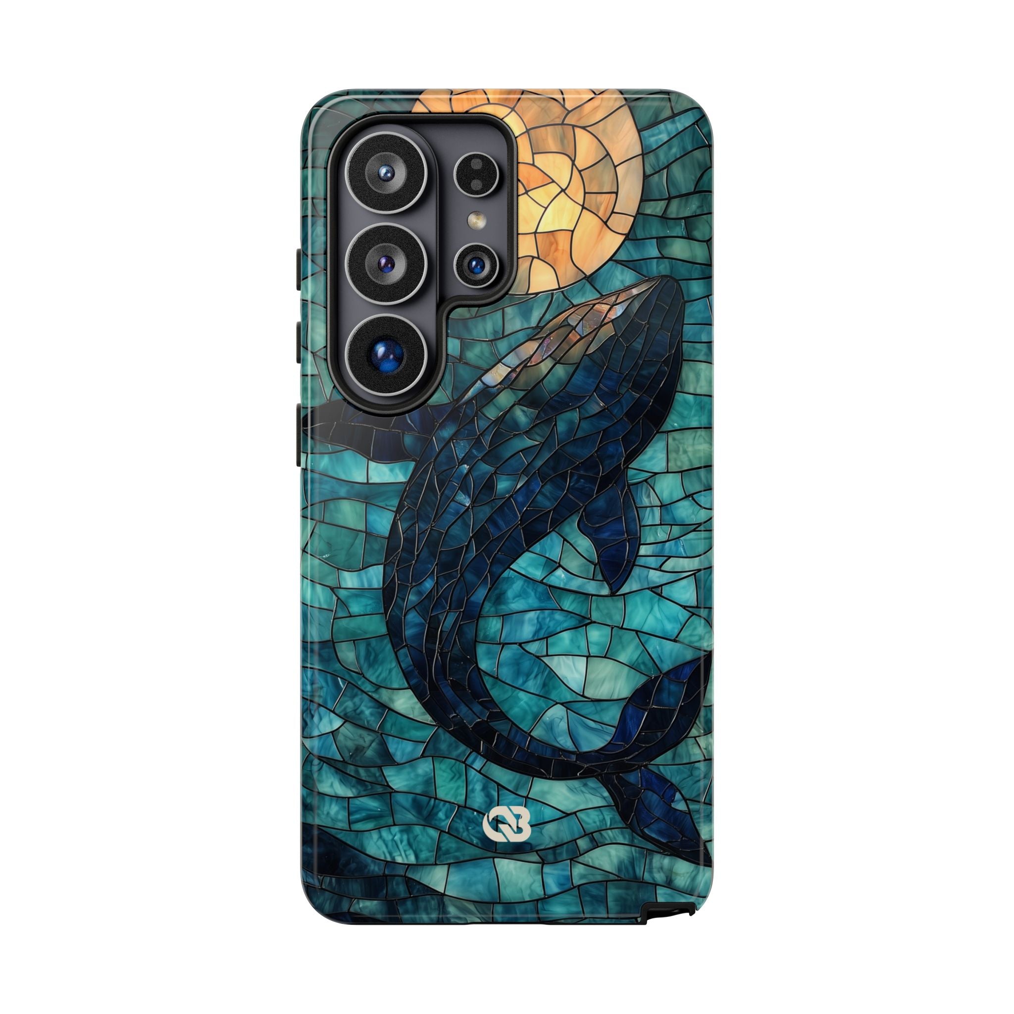 Stained Moon Whale · Tough Coque de téléphone pour Samsung