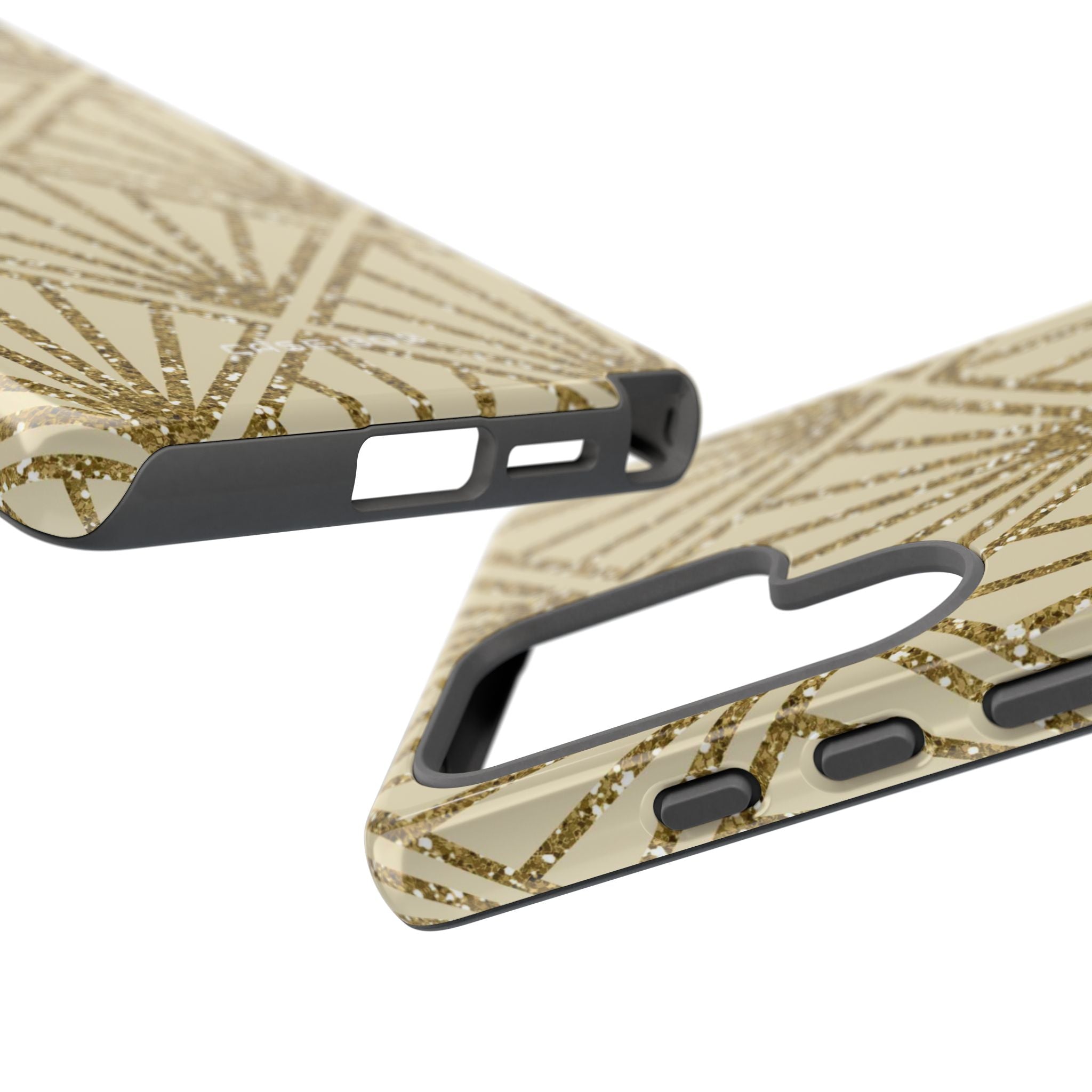 Gold Diamant Glanz Samsung S25 Ultra Case - Tough