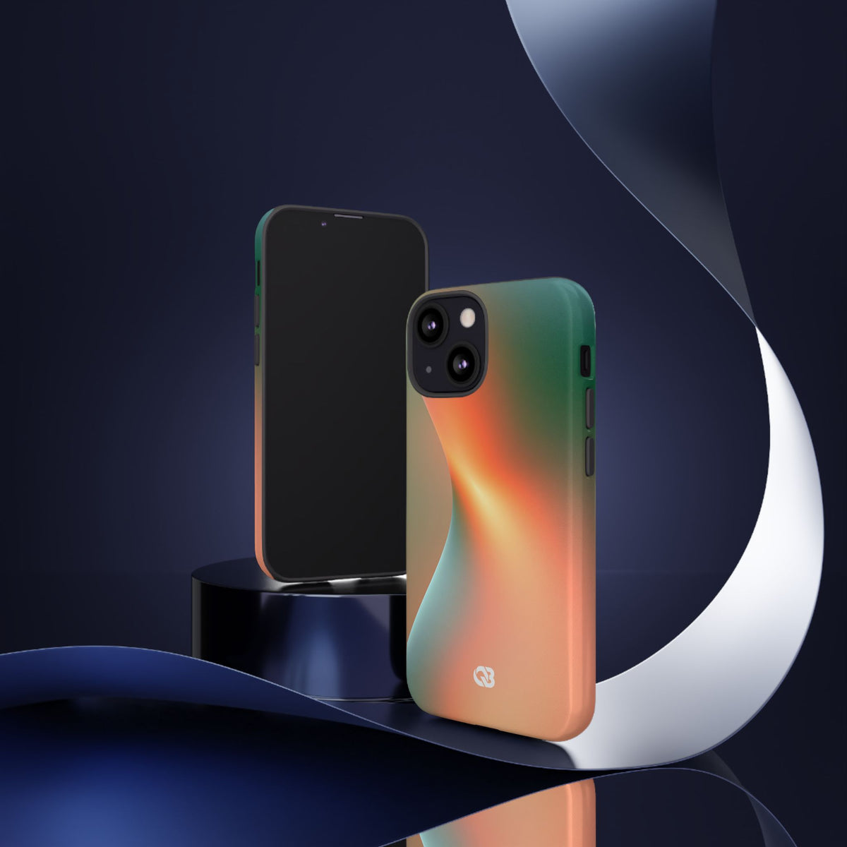 Radiant Contour · Tough Phone Case for iPhone · Orange