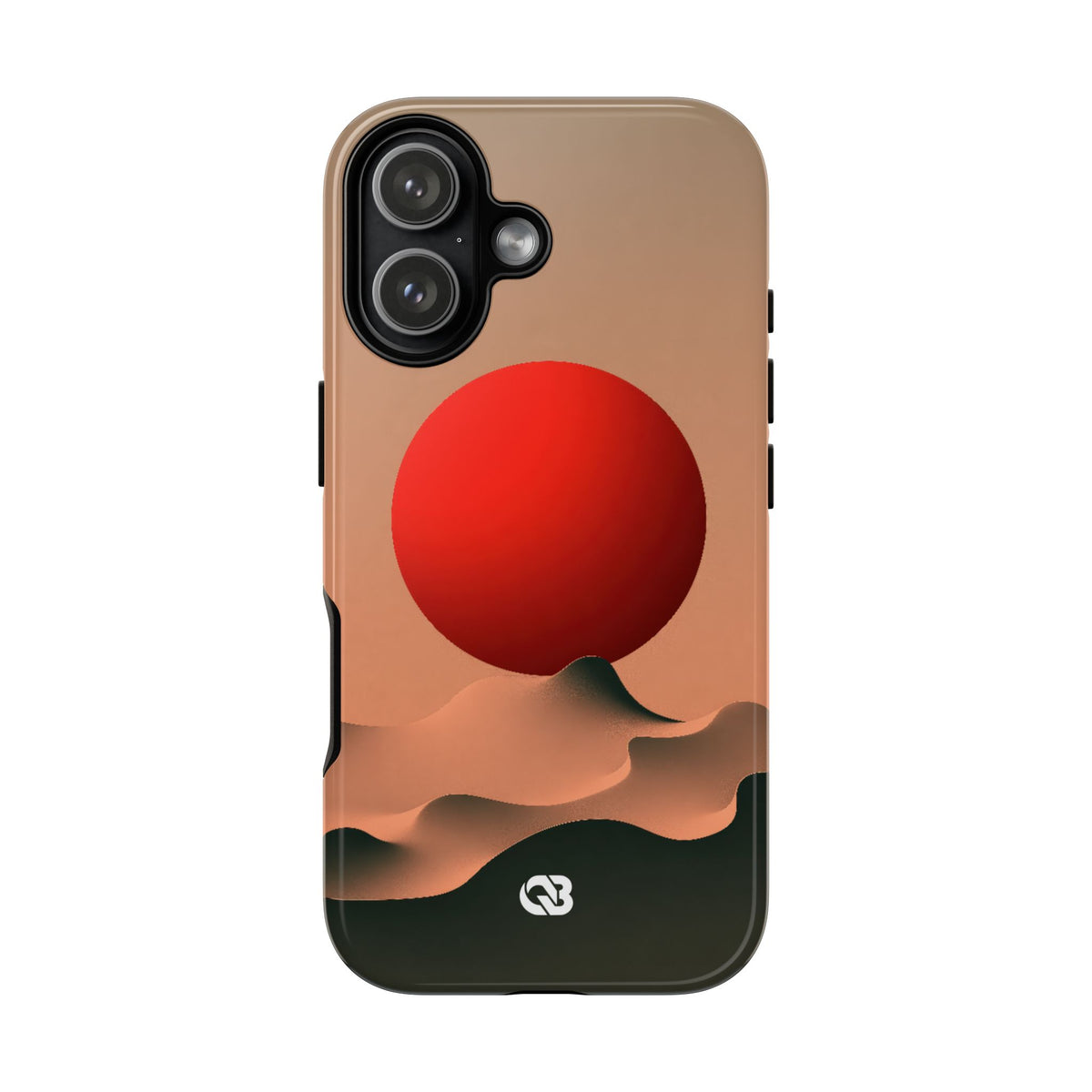 Crimson Sol Ridge · Tough Phone Case for iPhone · Red